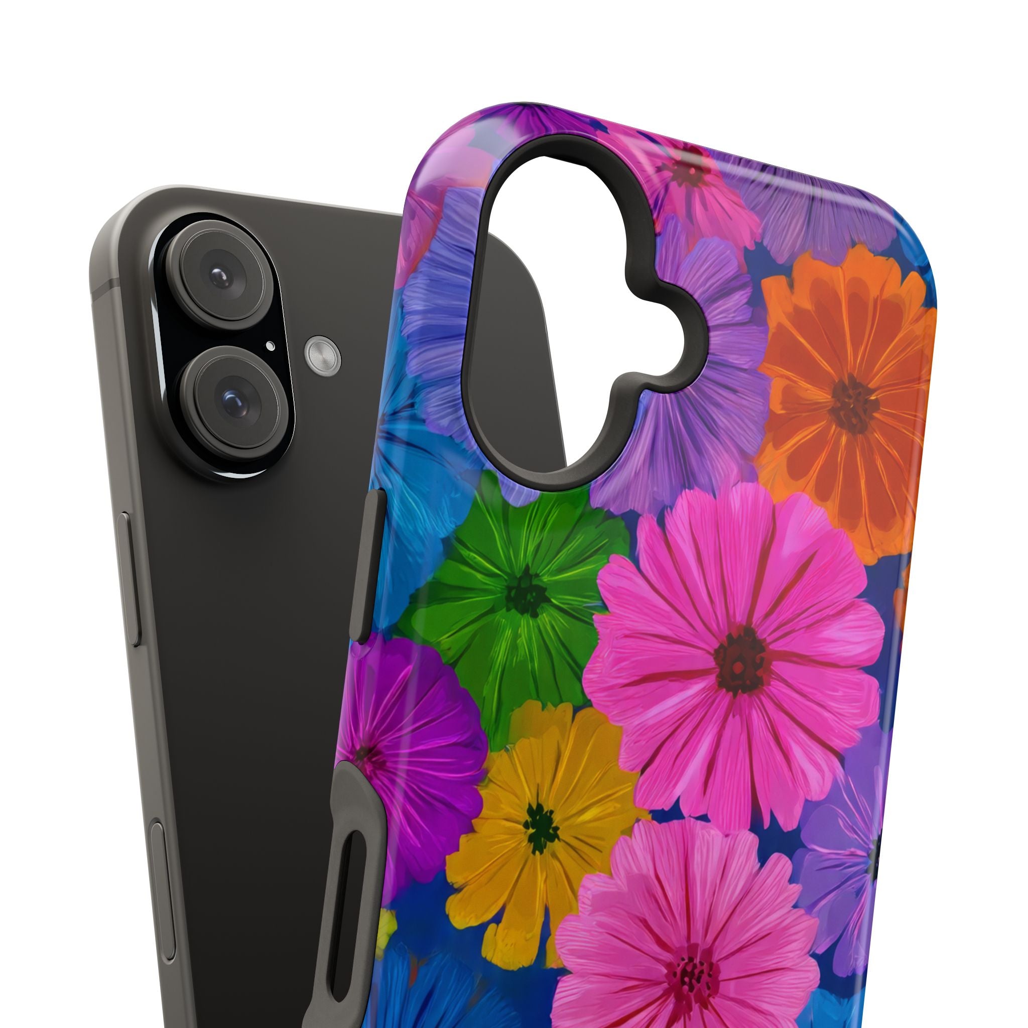 Bloom Pattern Phone Case for iPhone 11-17 and Galaxy S21-S22 Models - KARARMDESIGN