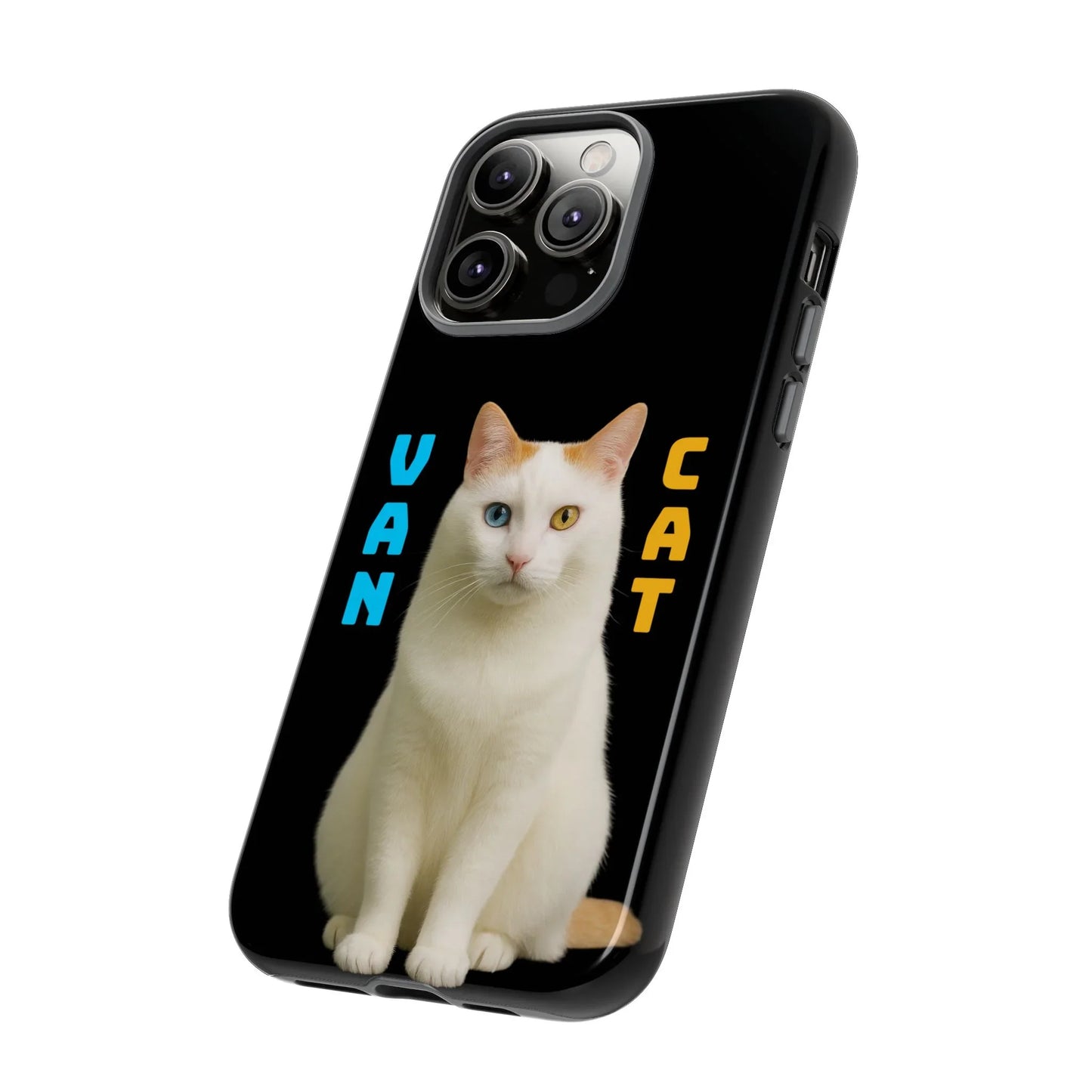 VAN CAT Phone Case for iPhone 8-16 and Samsung Galaxy S20-S25 Models