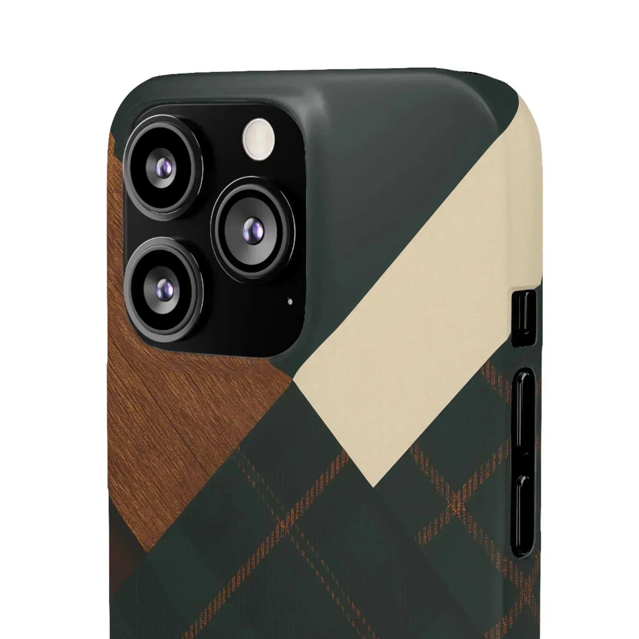 Rustic Green Phone Case for iPhone 8-16 and Galaxy S20-S24 - KARARMDESIGN
