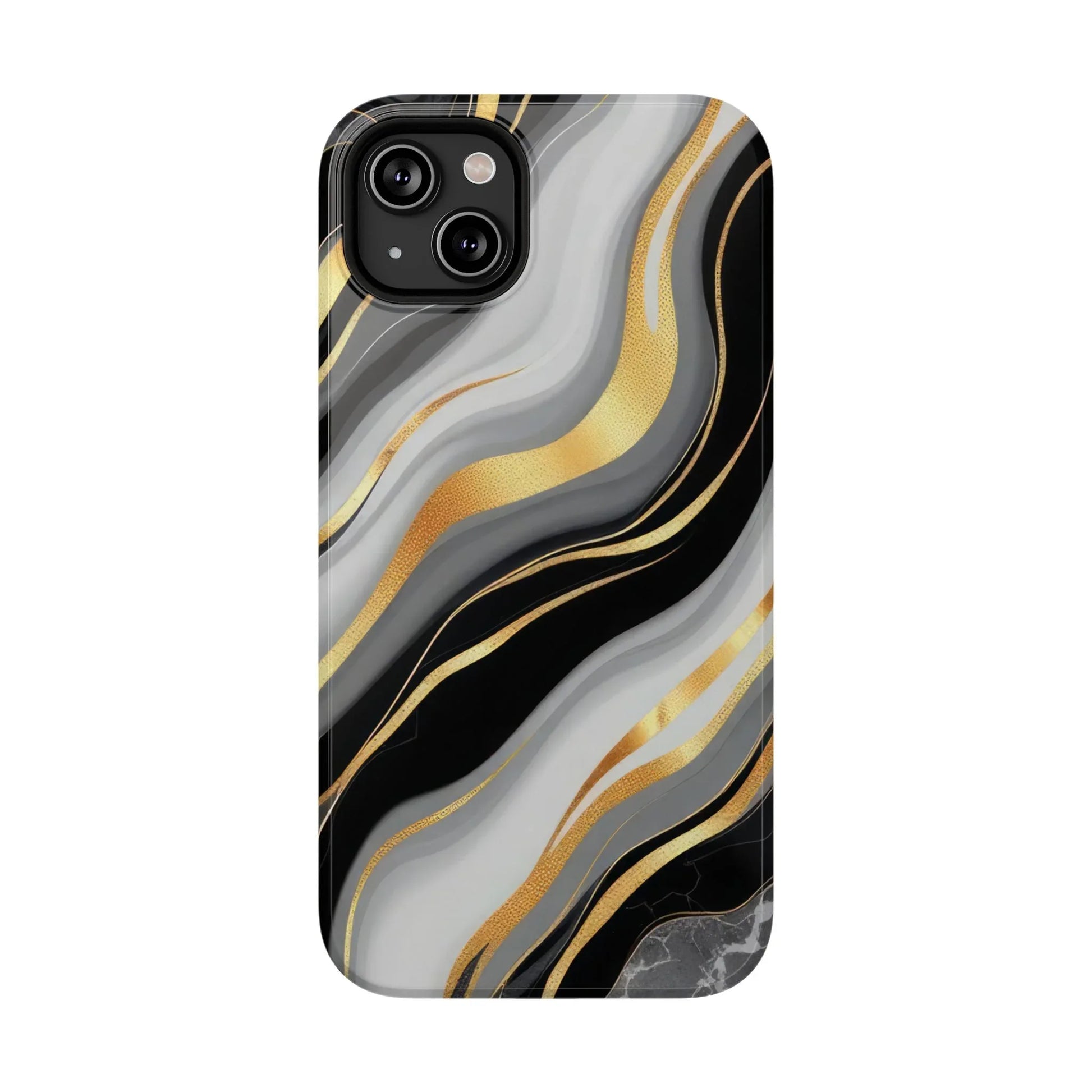 Modern Marble Flow Phone Case for iPhone 11-17 - KARARMDESIGN