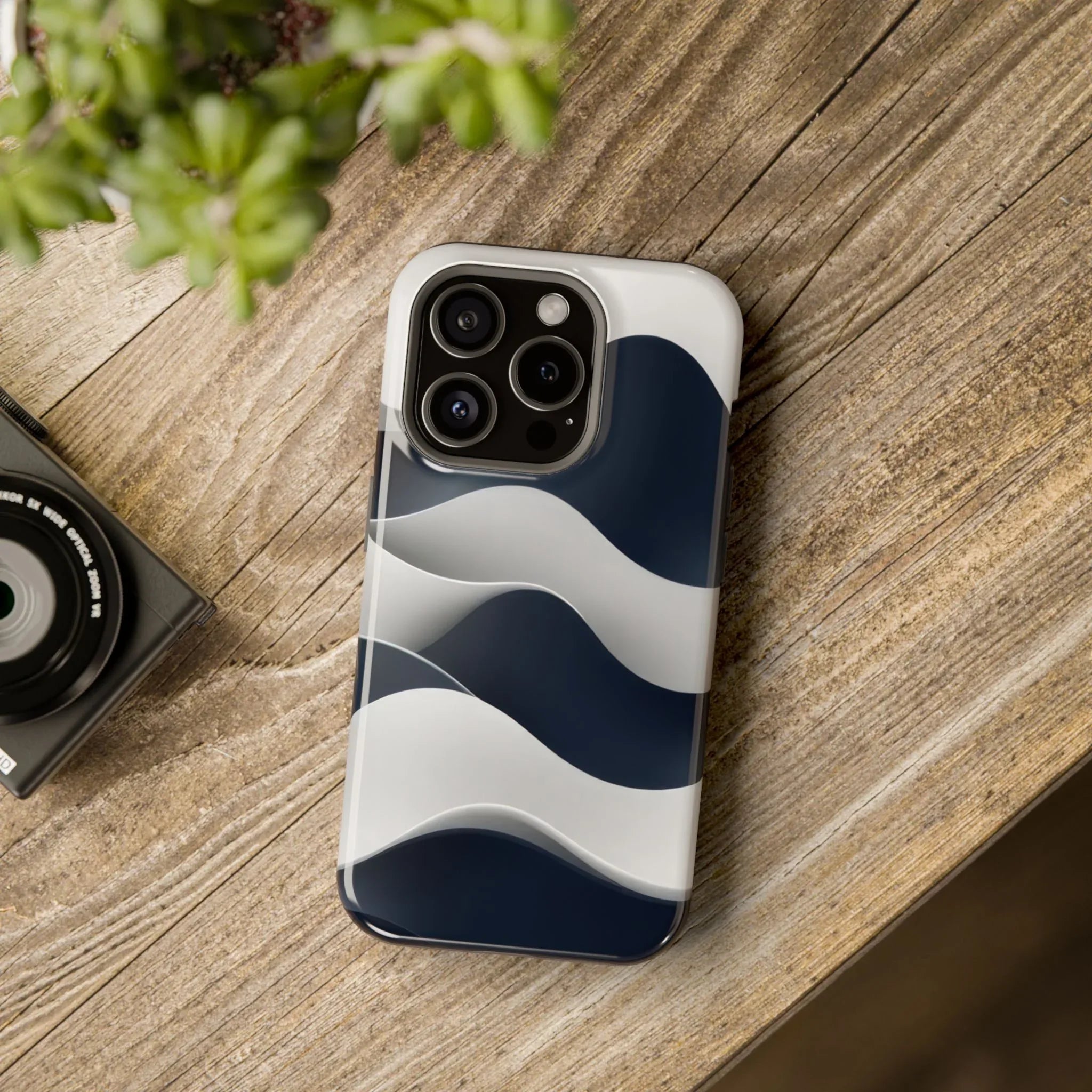 Ocean Flow Phone Case for iPhone 11-17 and Galaxy S21-S22 - KARARMDESIGN