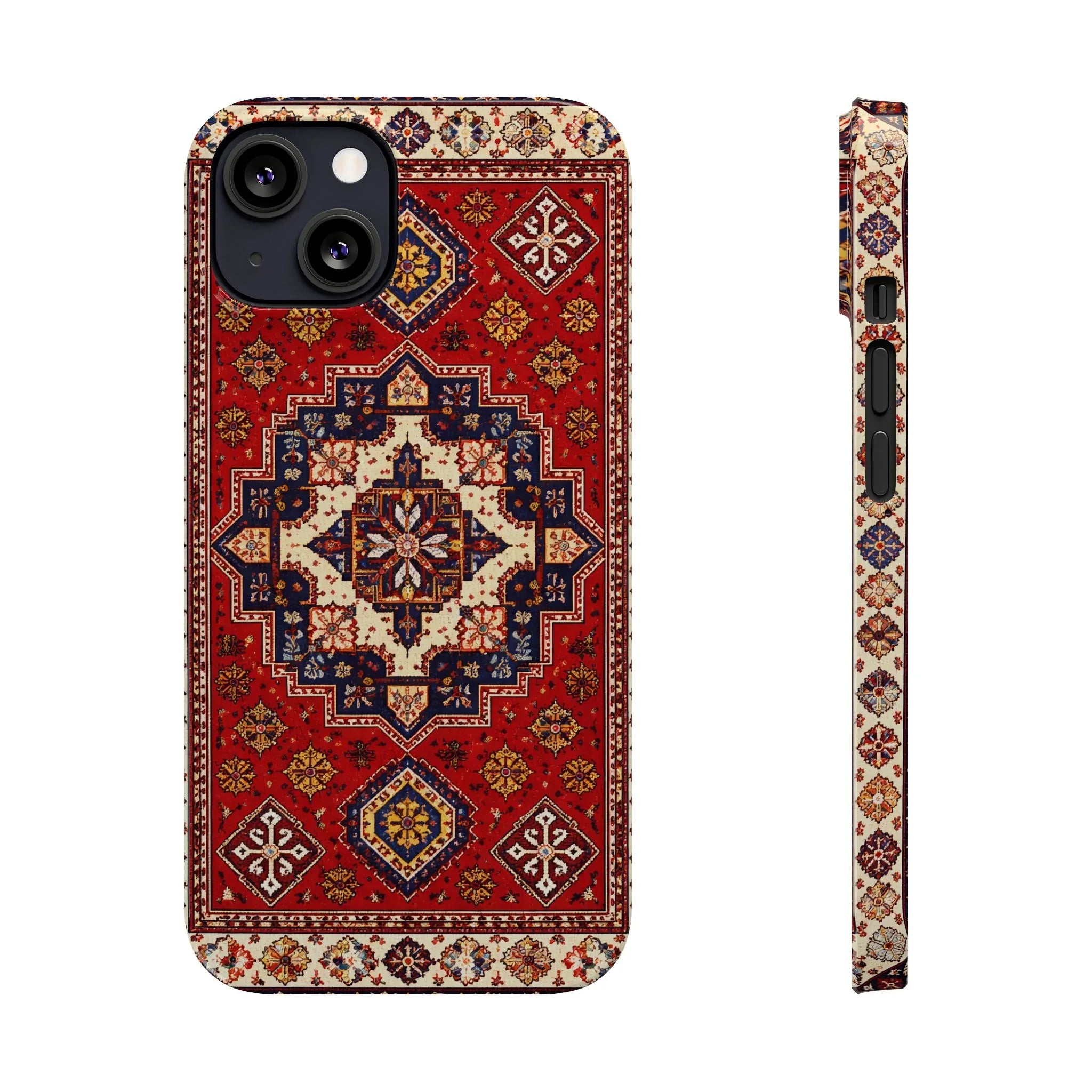 Armenian Carpet Pattern Phone Case for iPhone 11-16 - KARARMDESIGN