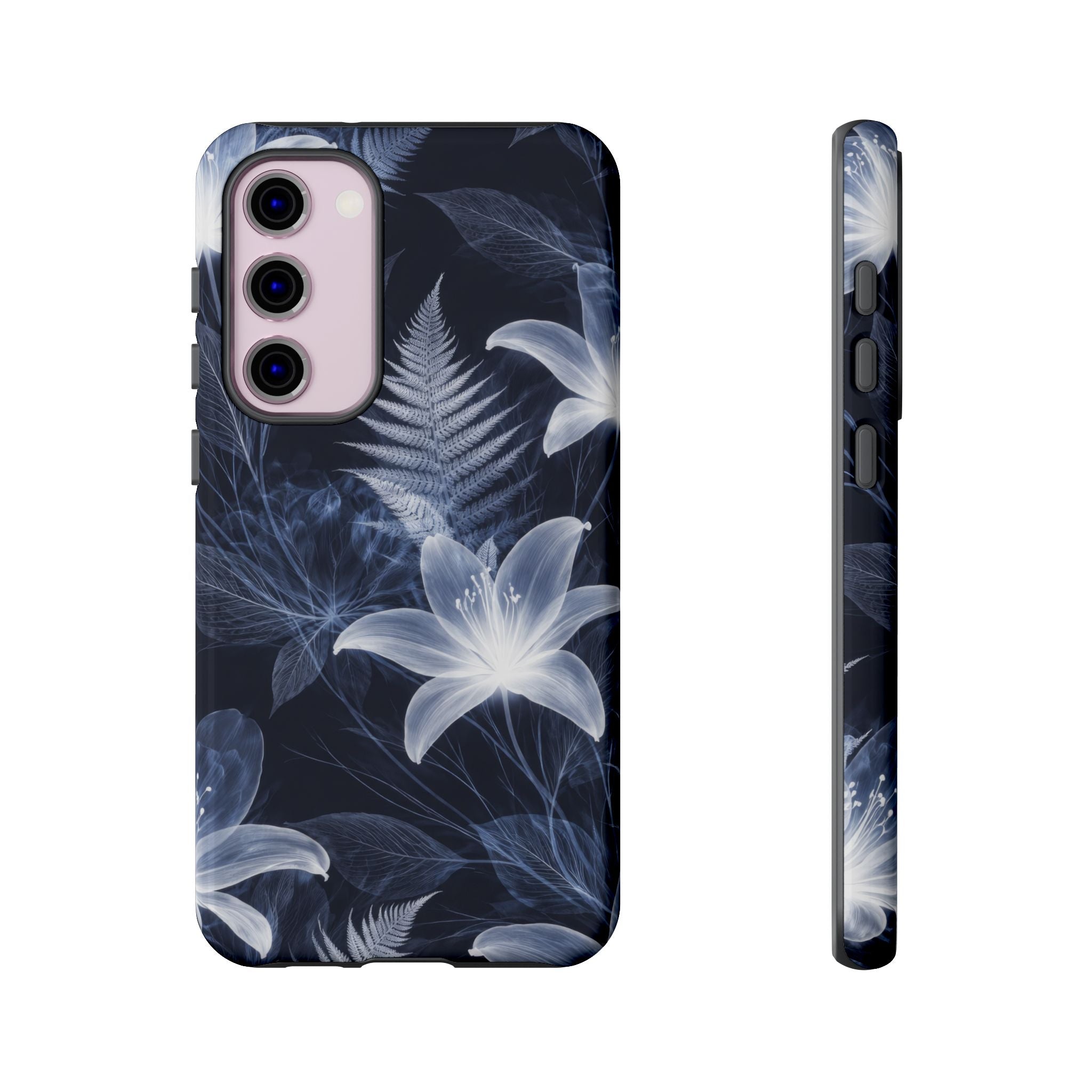 Moonlight Garden Phone Case for iPhone 11-17 and Galaxy S20-S26