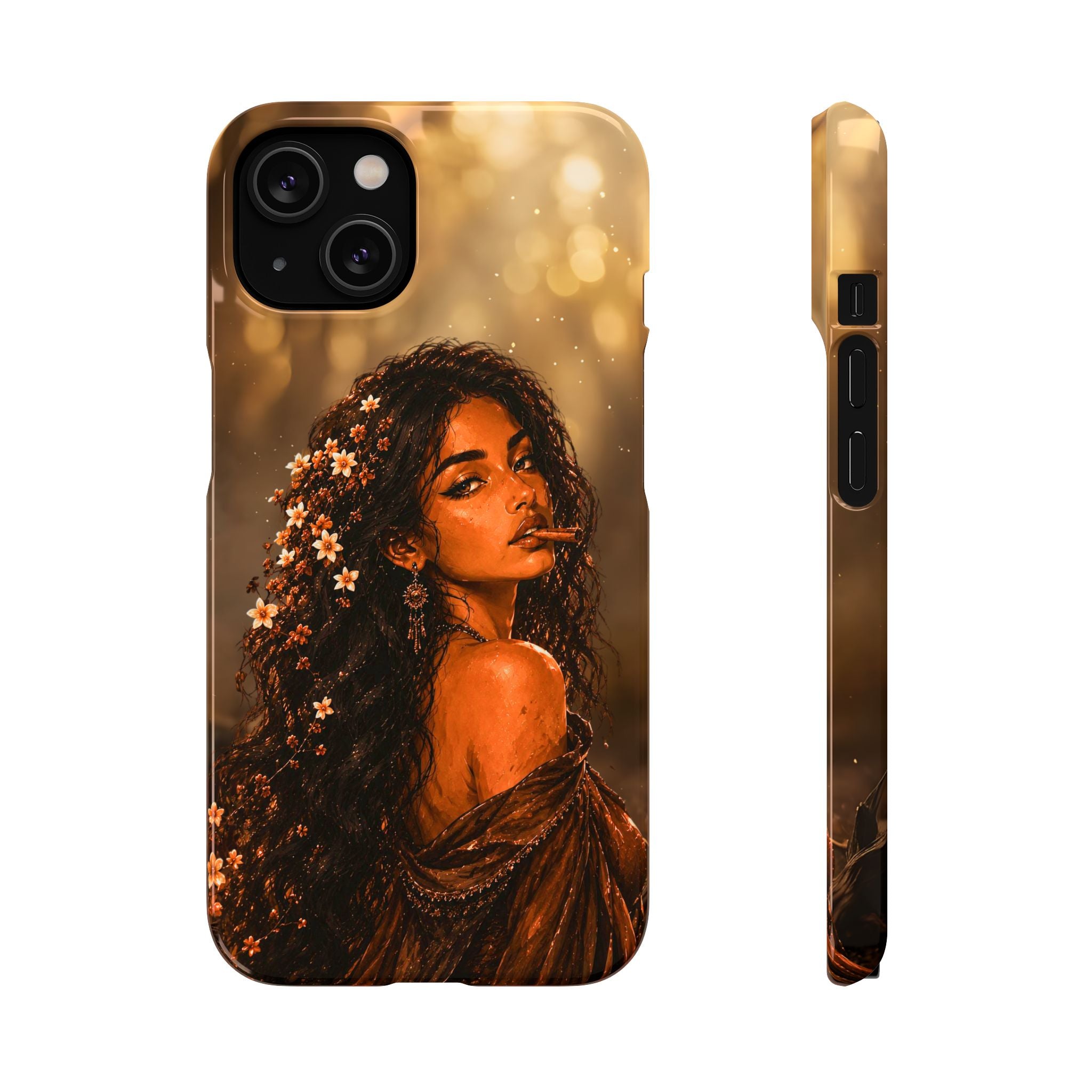 Cinnamon Girl Phone Case for iPhone 11-17 & Samsung Galaxy S20-S26