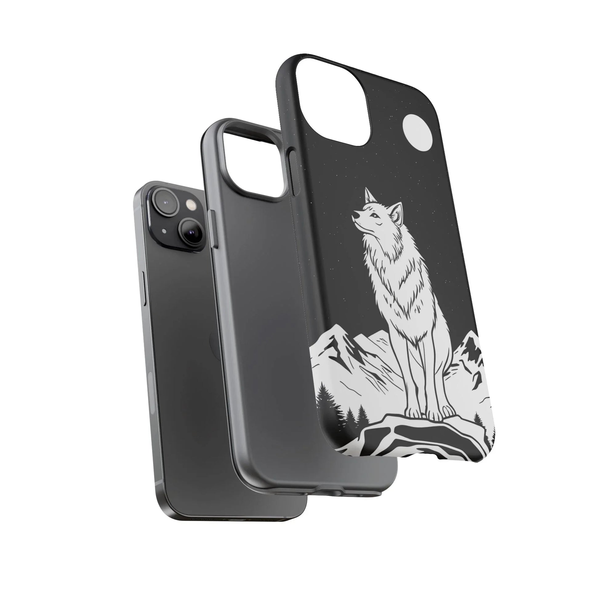 Majestic Wolf Phone Case for iPhone and Galaxy - KARARMDESIGN