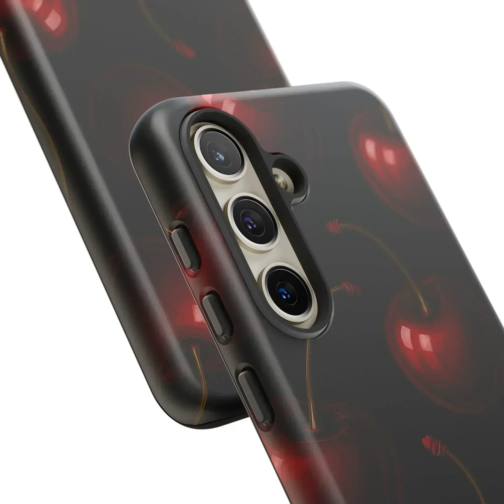Cherry Phone Case for iPhone X-16 and Galaxy S20-S25 - KARARMDESIGN