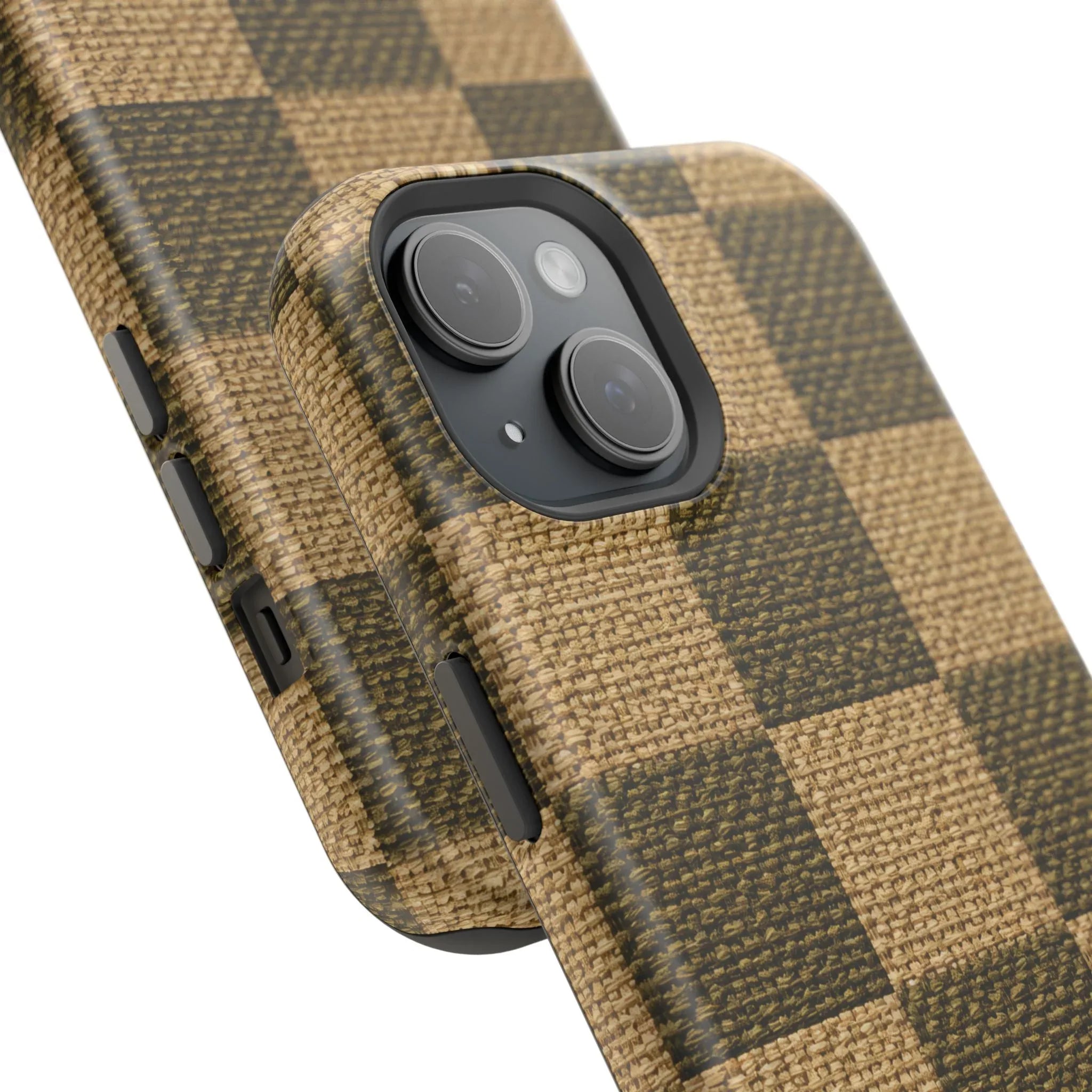 Rustic Woven Phone Case for iPhone 11-17 and Galaxy S21-S22 - KARARMDESIGN