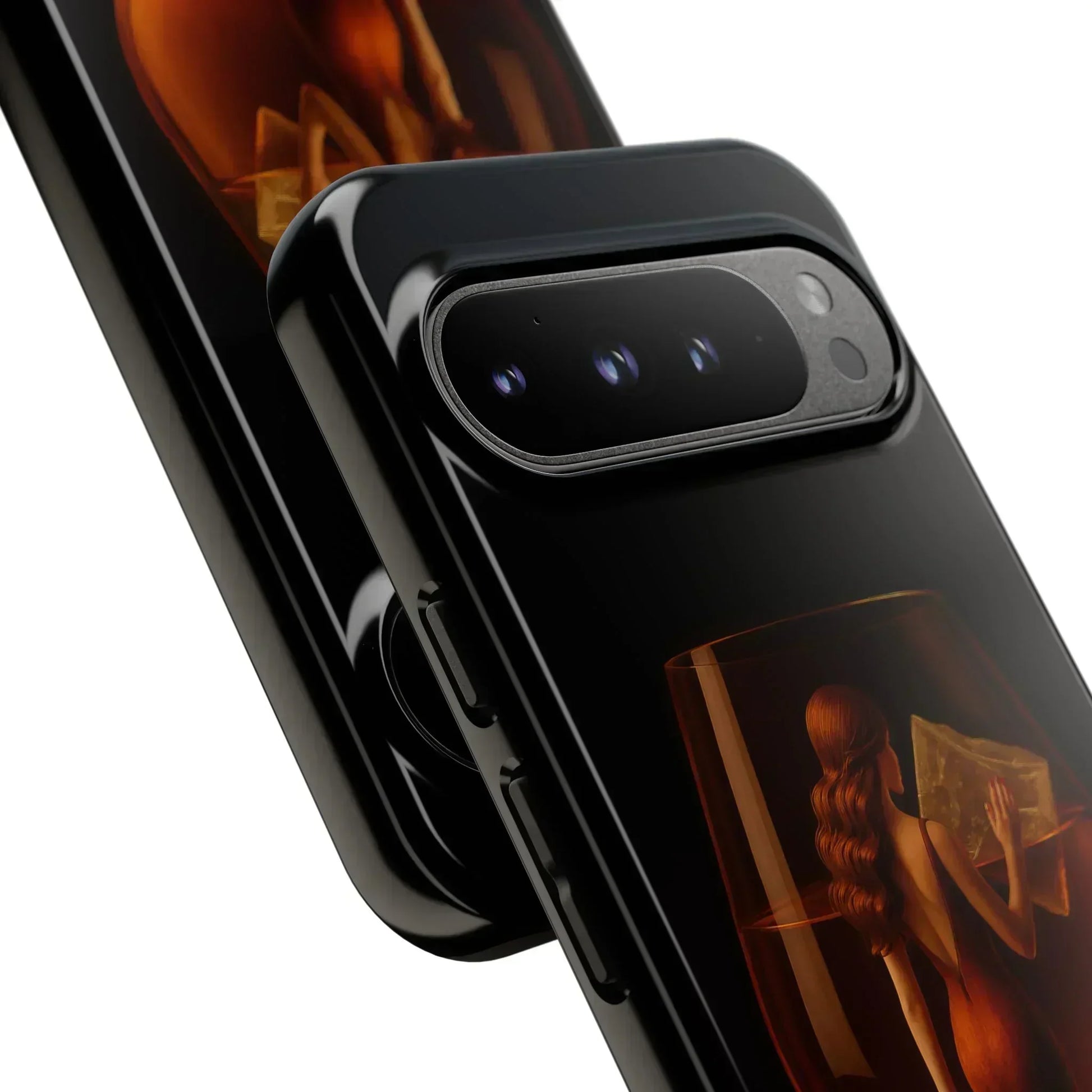 Elegant Midnight Lady Phone Case for iPhone 8-16 and Google Pixel up to 9 Models - KarArmDesign