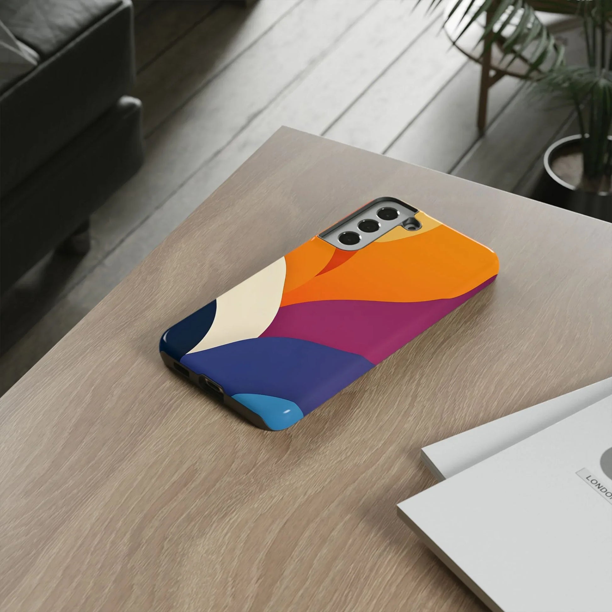 Vibrant Abstract Design Phone Case for iPhone and Galaxy - KARARMDESIGN