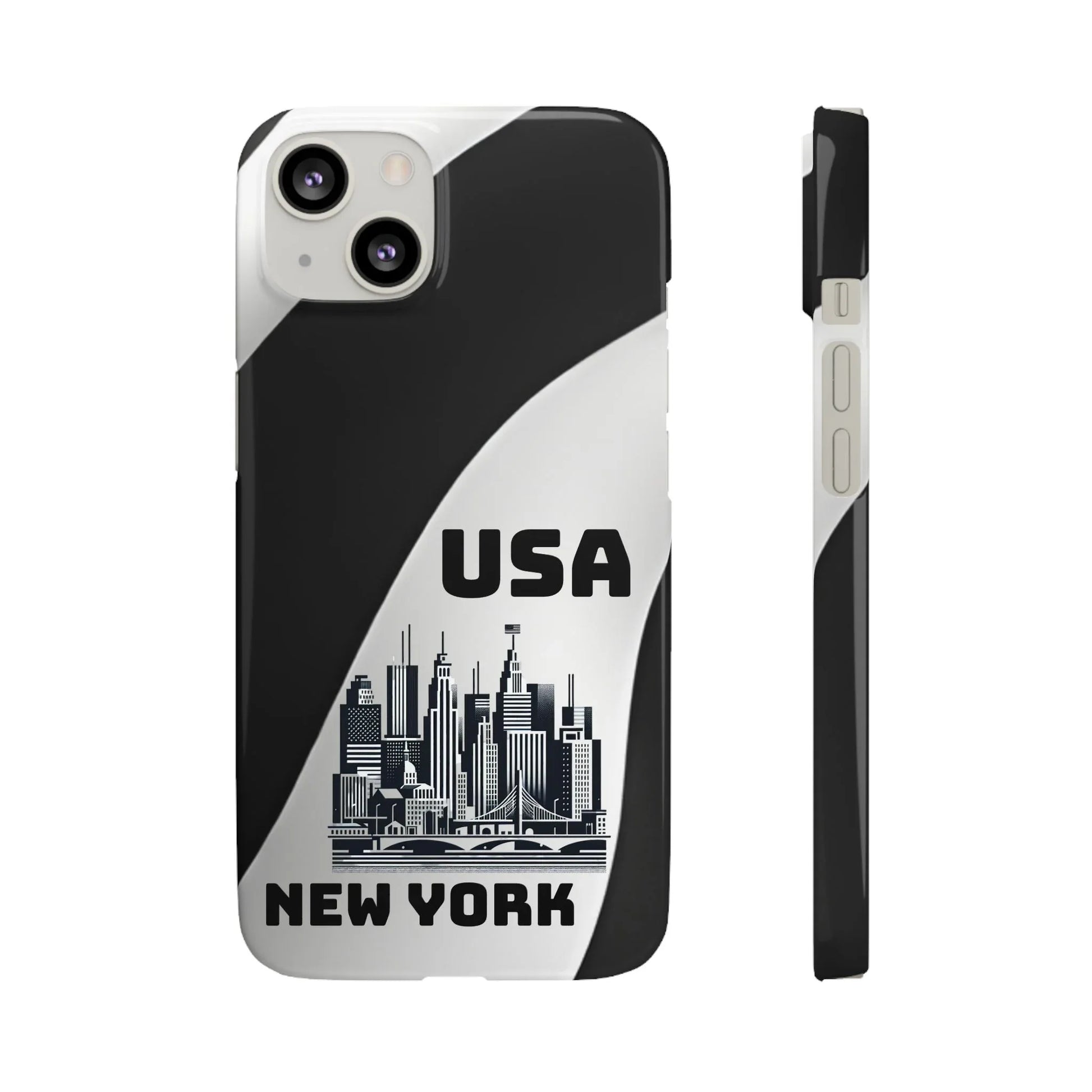 Monochrome New York City Phone Case for iPhone, Galaxy & Pixel - KARARMDESIGN