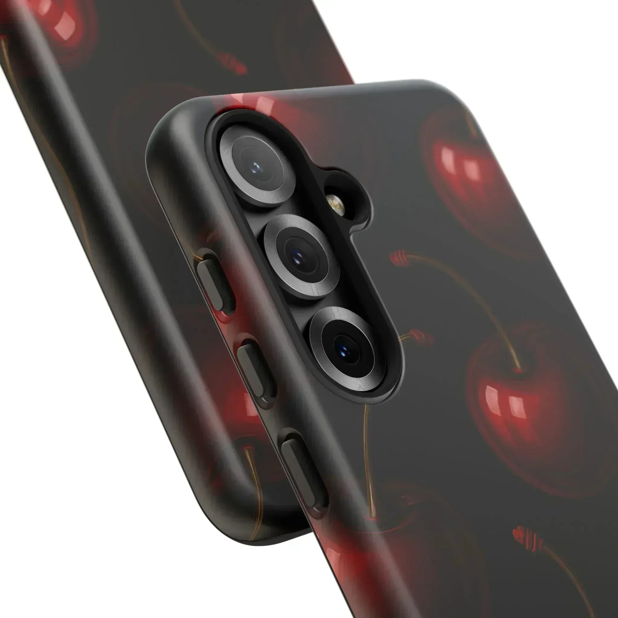 Cherry Phone Case for iPhone X-16 and Galaxy S20-S25 - KARARMDESIGN