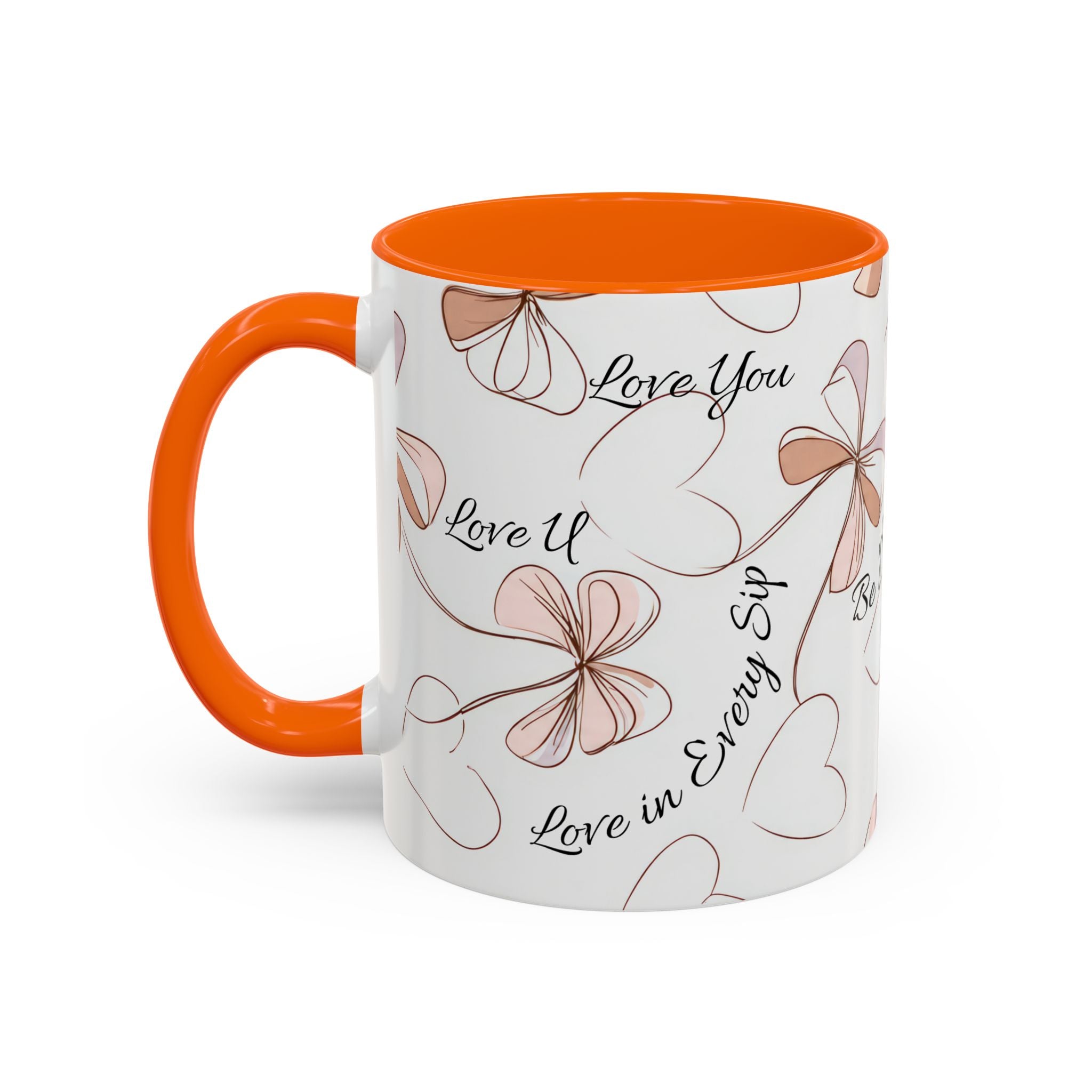 Love Messages Accent Coffee Mug (11, 15oz)