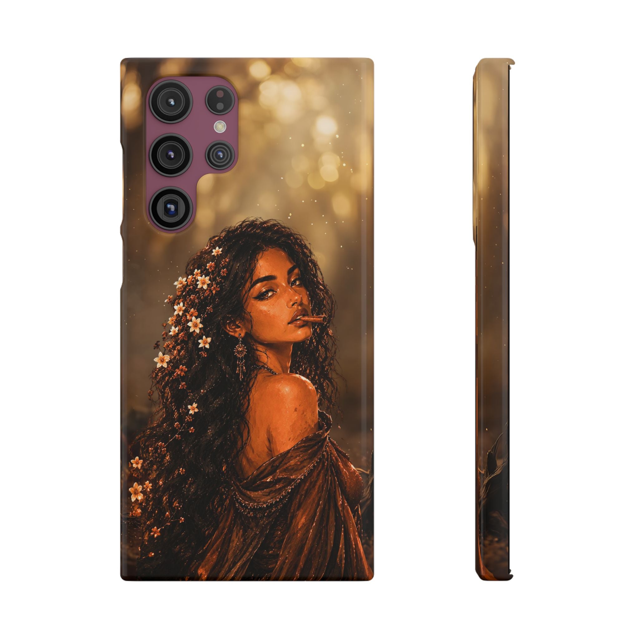 Cinnamon Girl Phone Case for iPhone 11-17 & Samsung Galaxy S20-S26