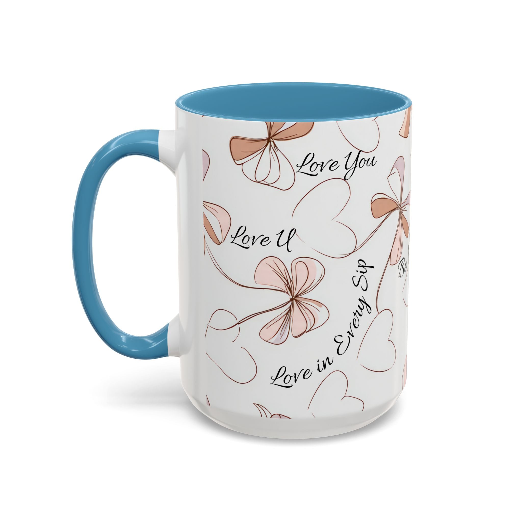 Love Messages Accent Coffee Mug (11, 15oz)