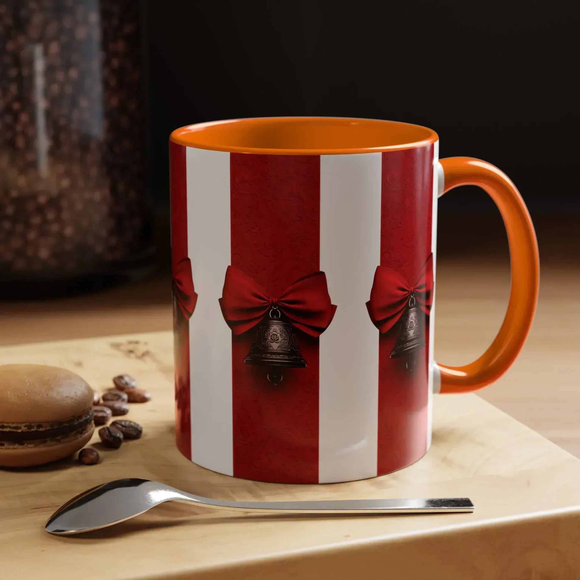 Holiday Bells Mug - Accent Coffee Mug (11, 15oz) - KARARMDESIGN