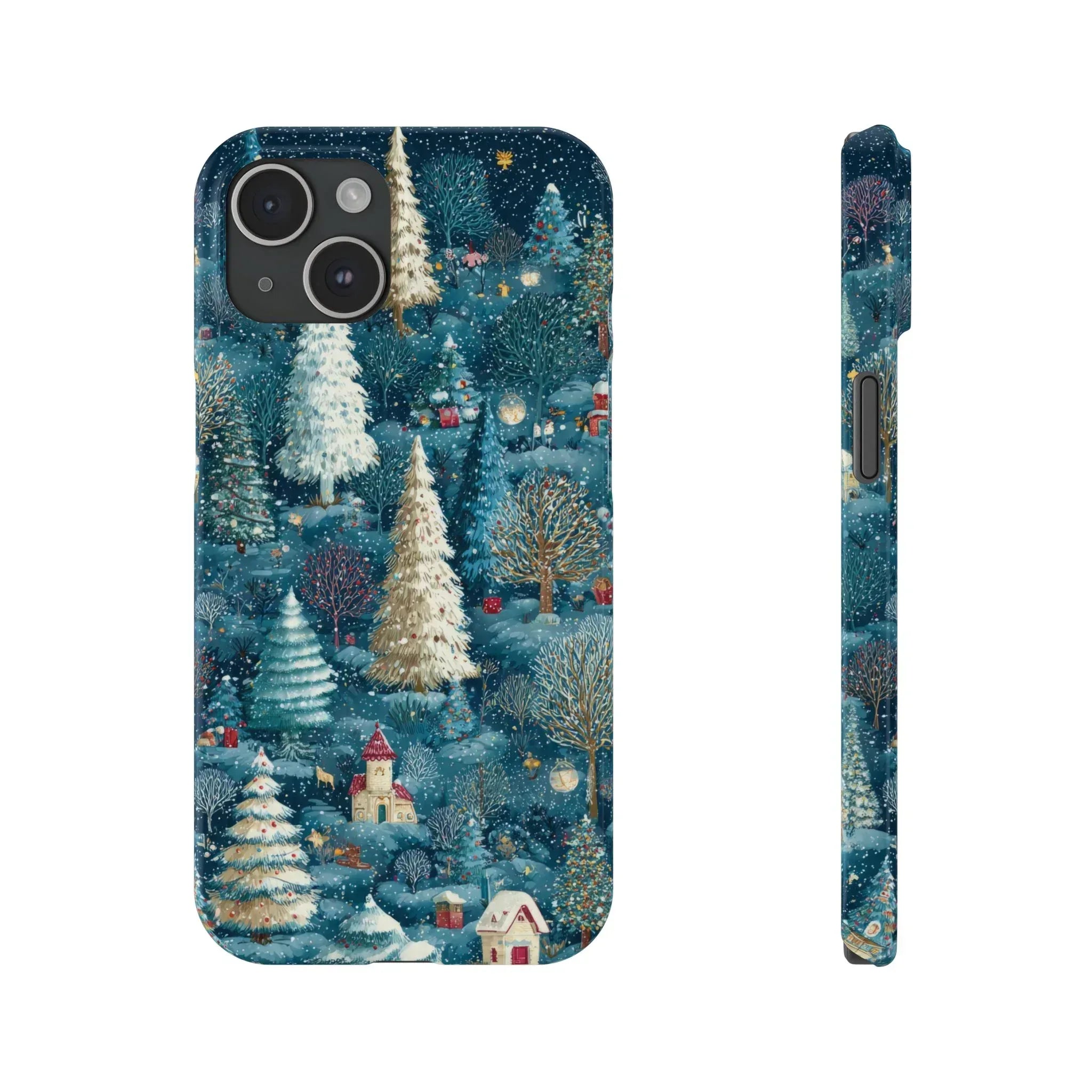 Frosty Forest Phone Case for iPhone 11-17 - KARARMDESIGN