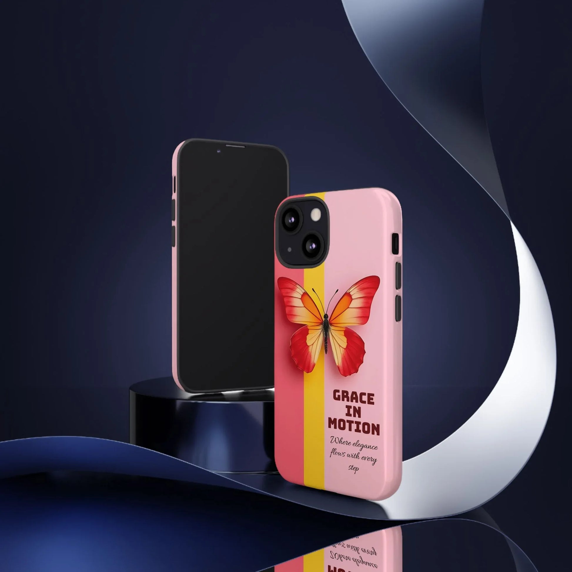 Grace in Motion – Elegant Phone Case for iPhone, Galaxy & Pixel - KARARMDESIGN