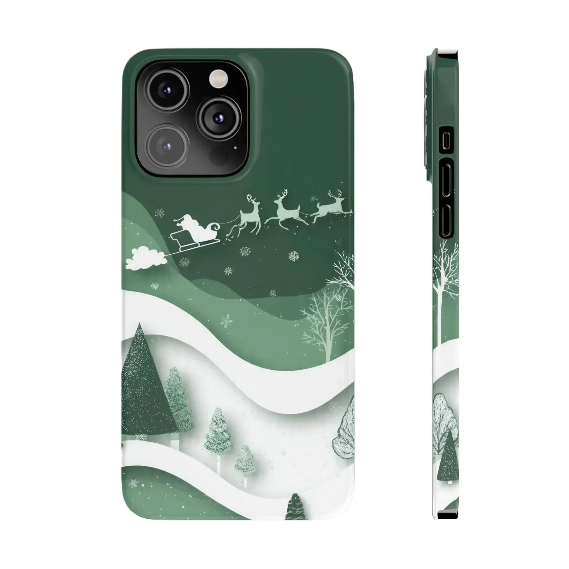 Evergreen Forest Phone Case for iPhone 11–17 - KARARMDESIGN