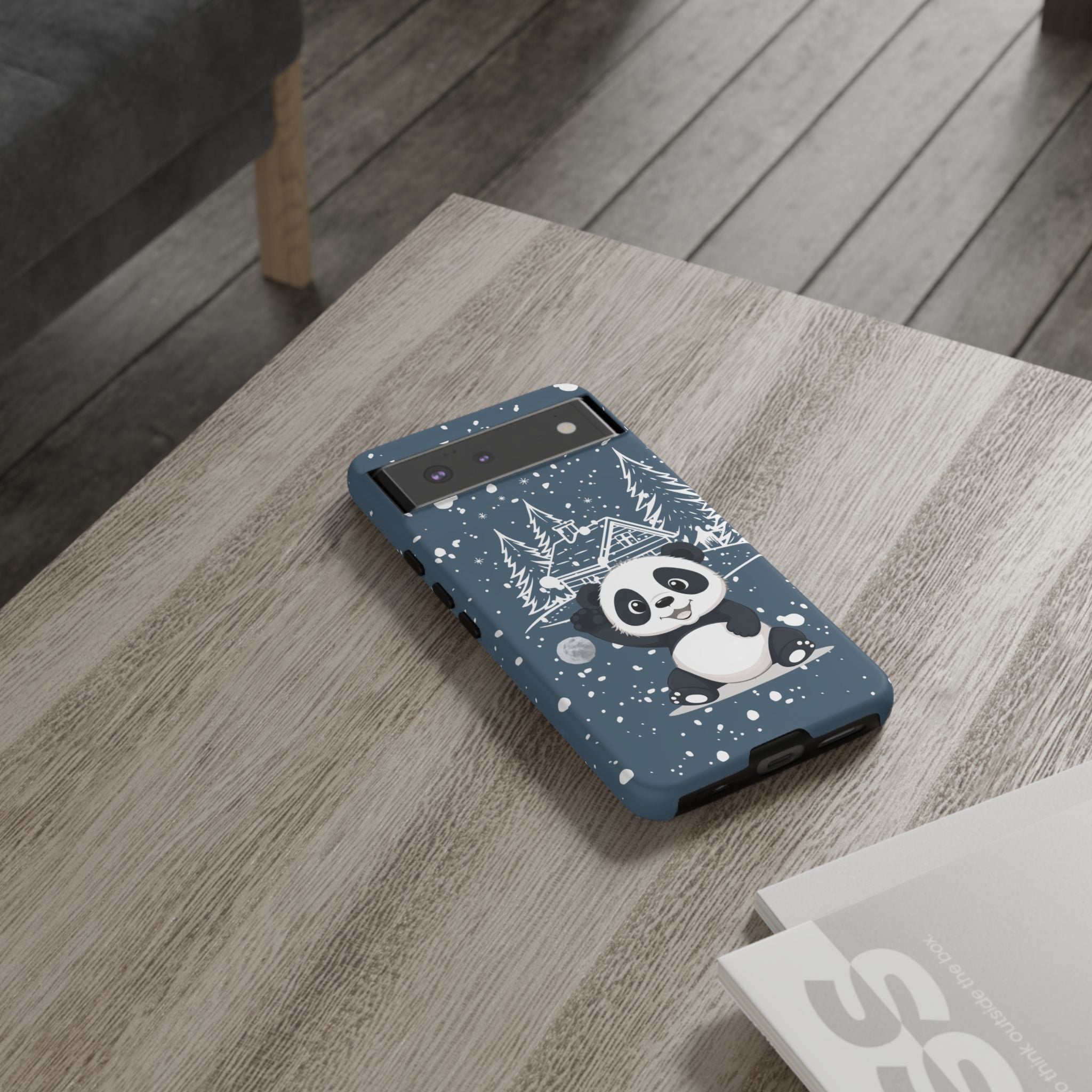 Cute Panda Phone Case for Samsung Galaxy S20–S26 & Google Pixel 6–9
