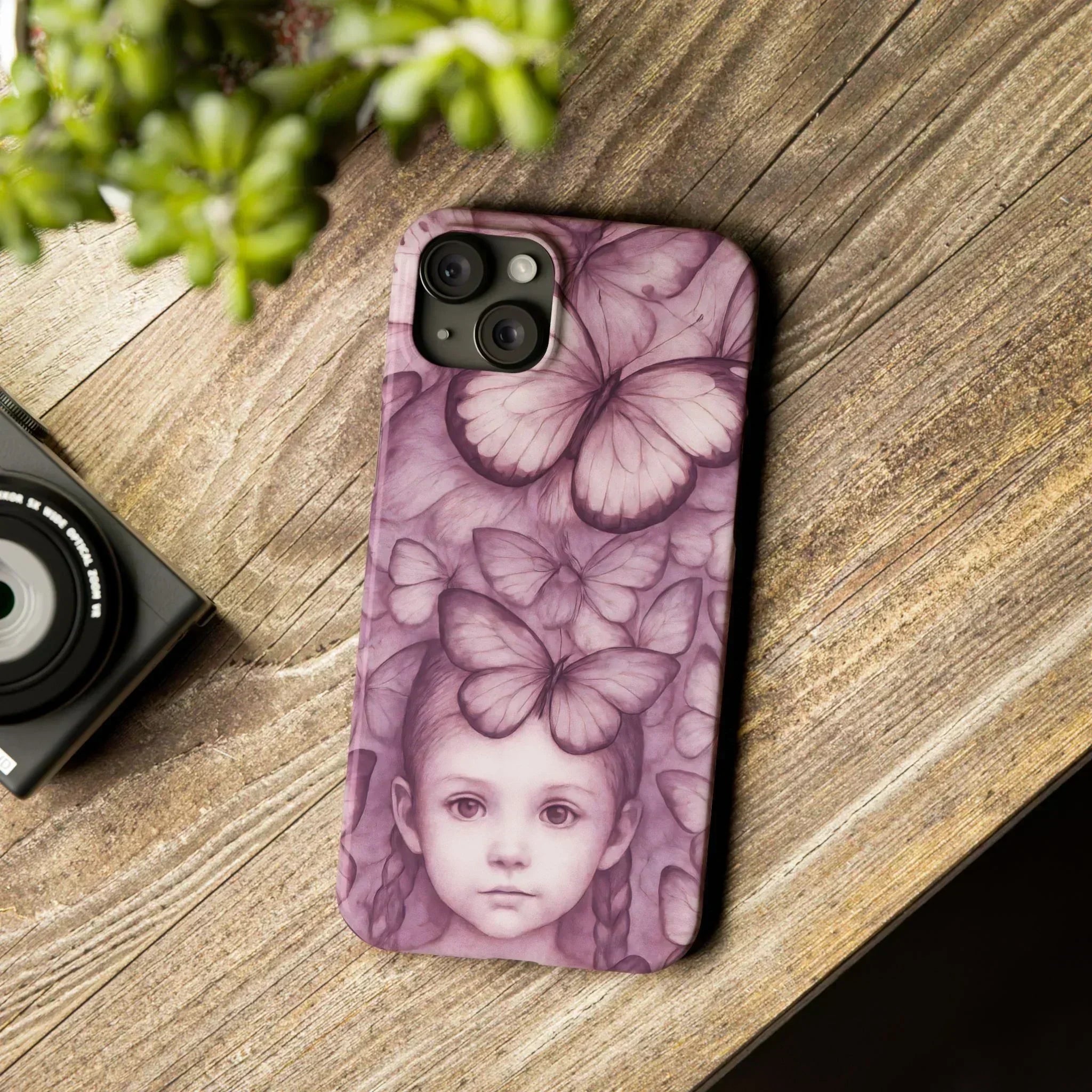 Mystic Girl Phone Case for iPhone 7-17 Models - KARARMDESIGN