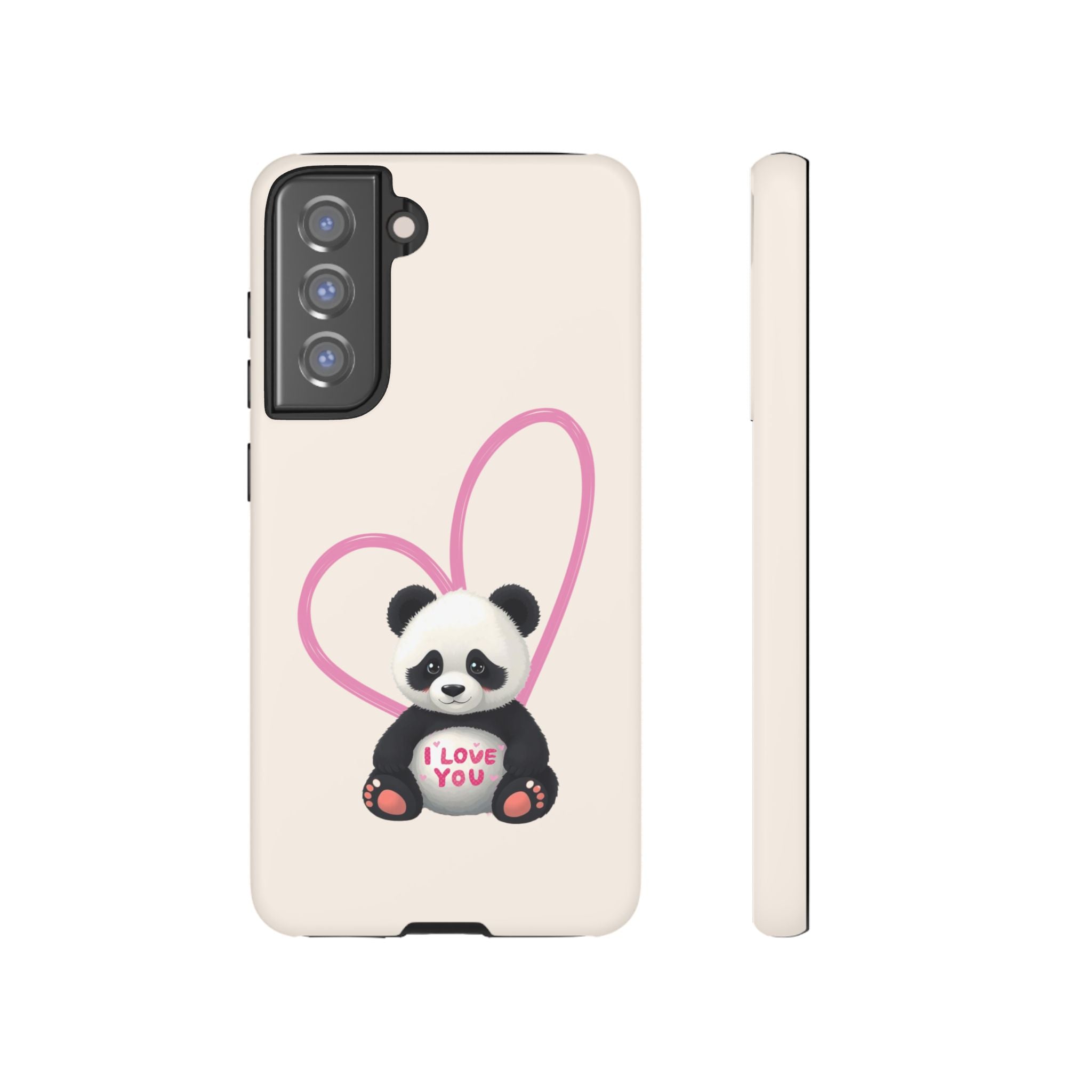 Adorable Panda Love Phone Case – Samsung Galaxy S20-S26