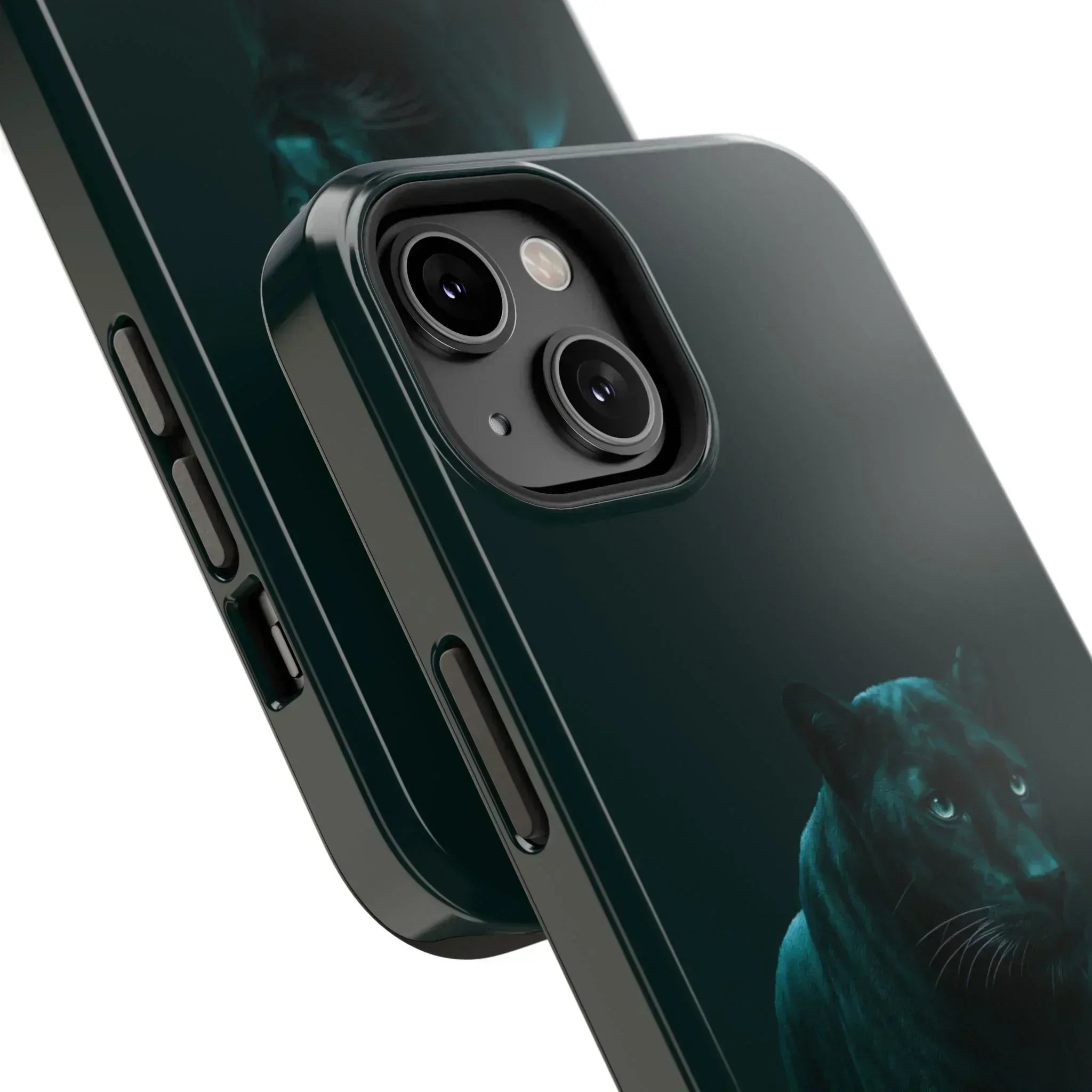 Black Panther Phone Case for iPhone 12-16 and Galaxy S21-S22 - KARARMDESIGN