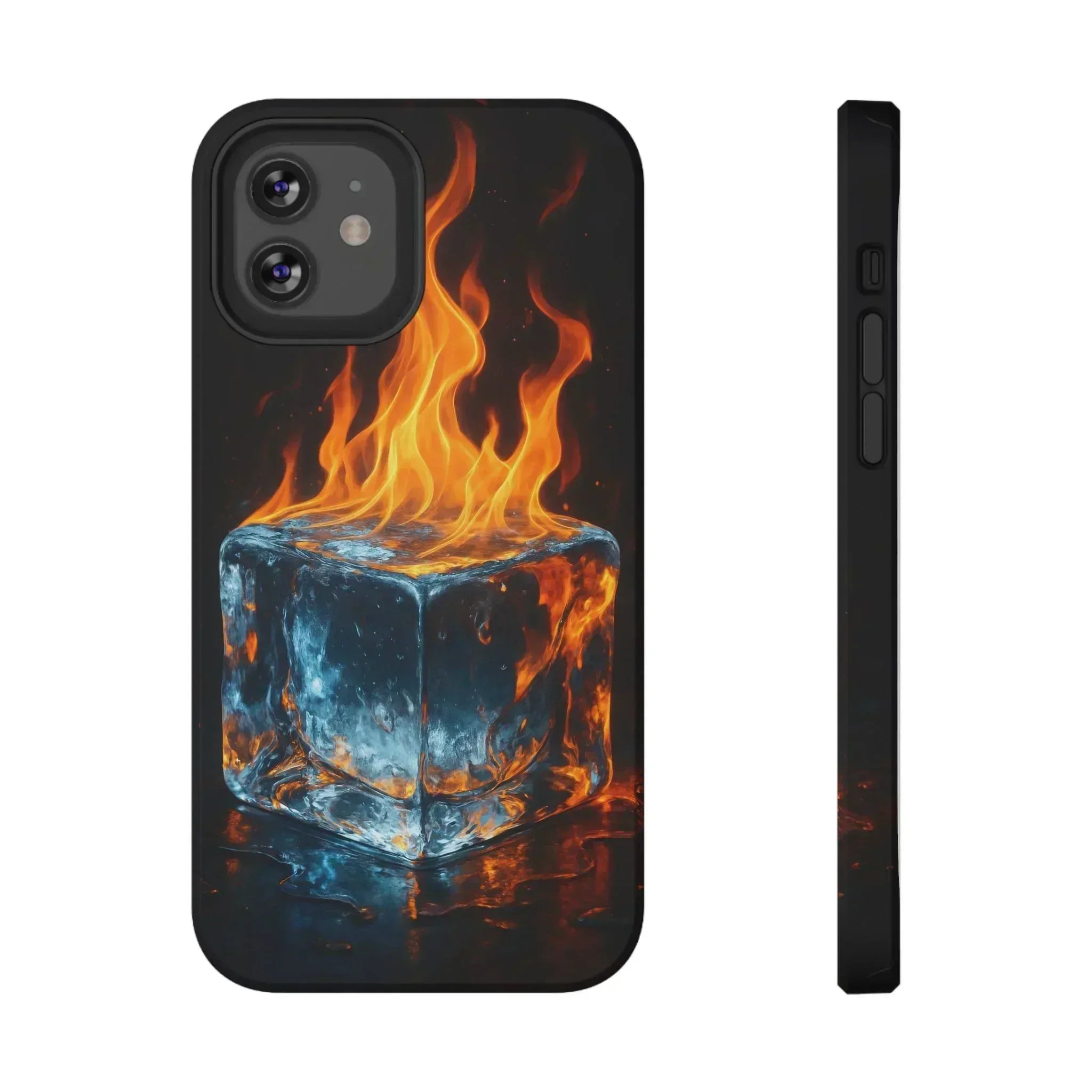 Flame Ice Phone Case for iPhone 12-16 and Galaxy S21-S22 - KARARMDESIGN