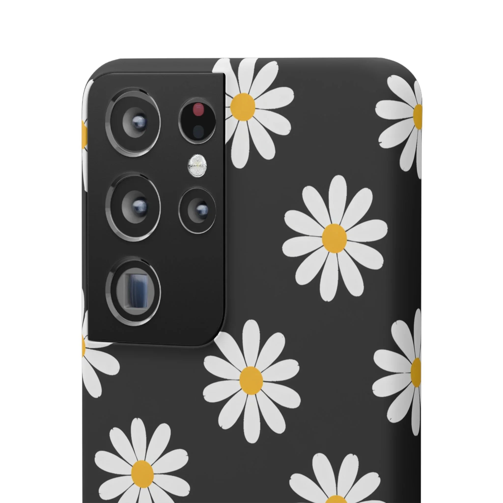 Daisy Charm Phone Case for iPhone 11-17 and Galaxy S20-S25 - KARARMDESIGN