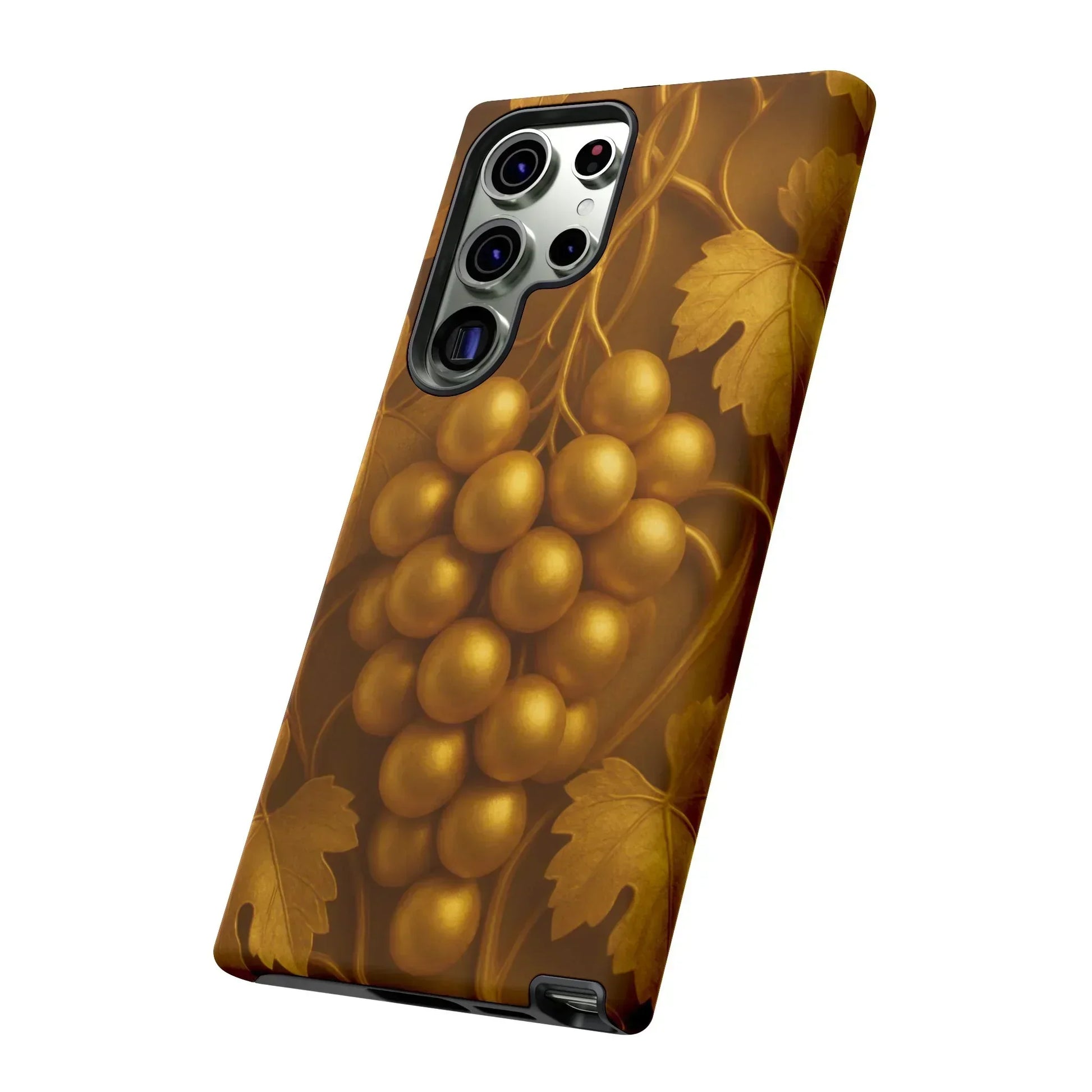 Golden Grapes Phone Case for Samsung Galaxy S10-S25 Models - KarArmDesign