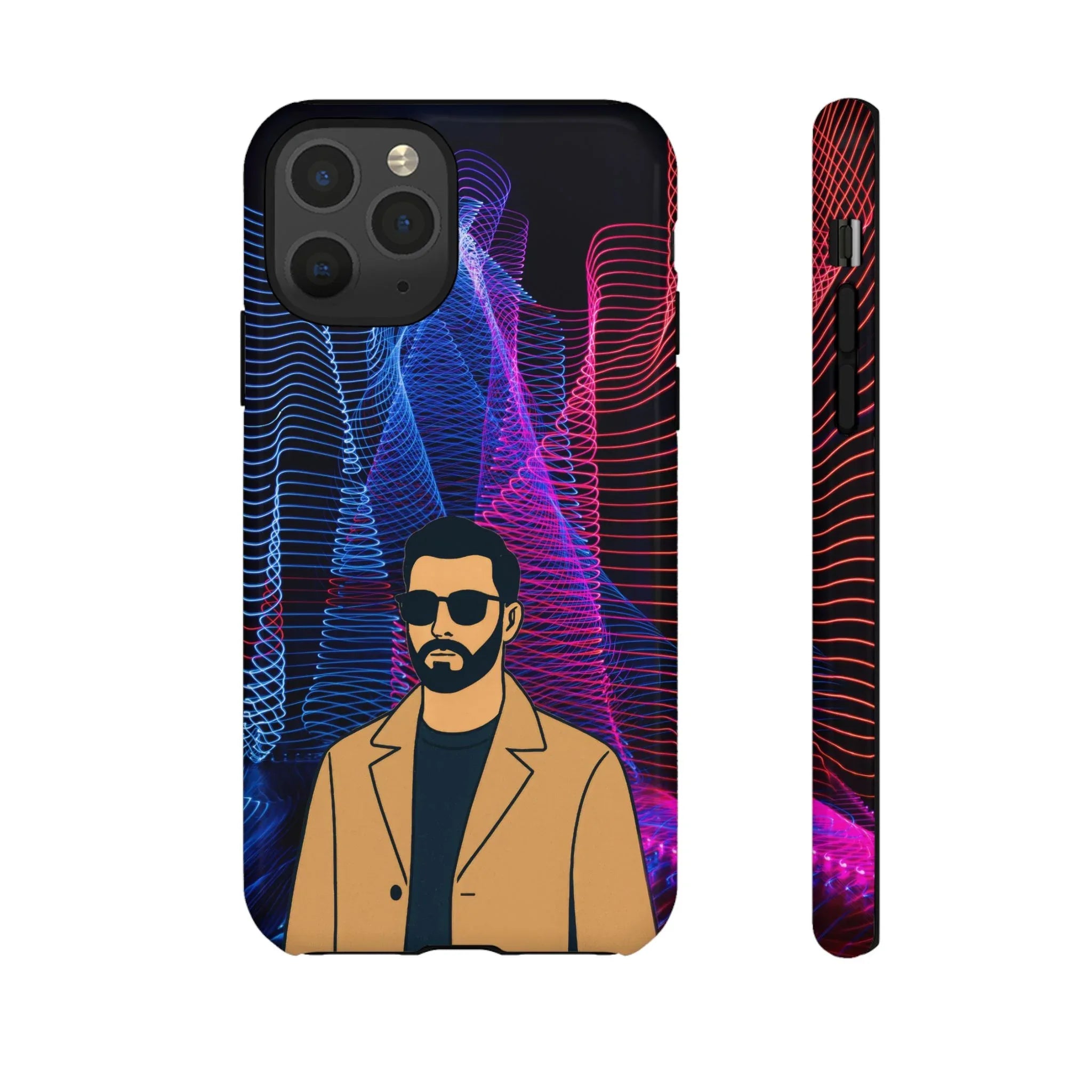 Bearded Style Phone Case for iPhone 11-17 and Galaxy S20-S25 - KARARMDESIGN