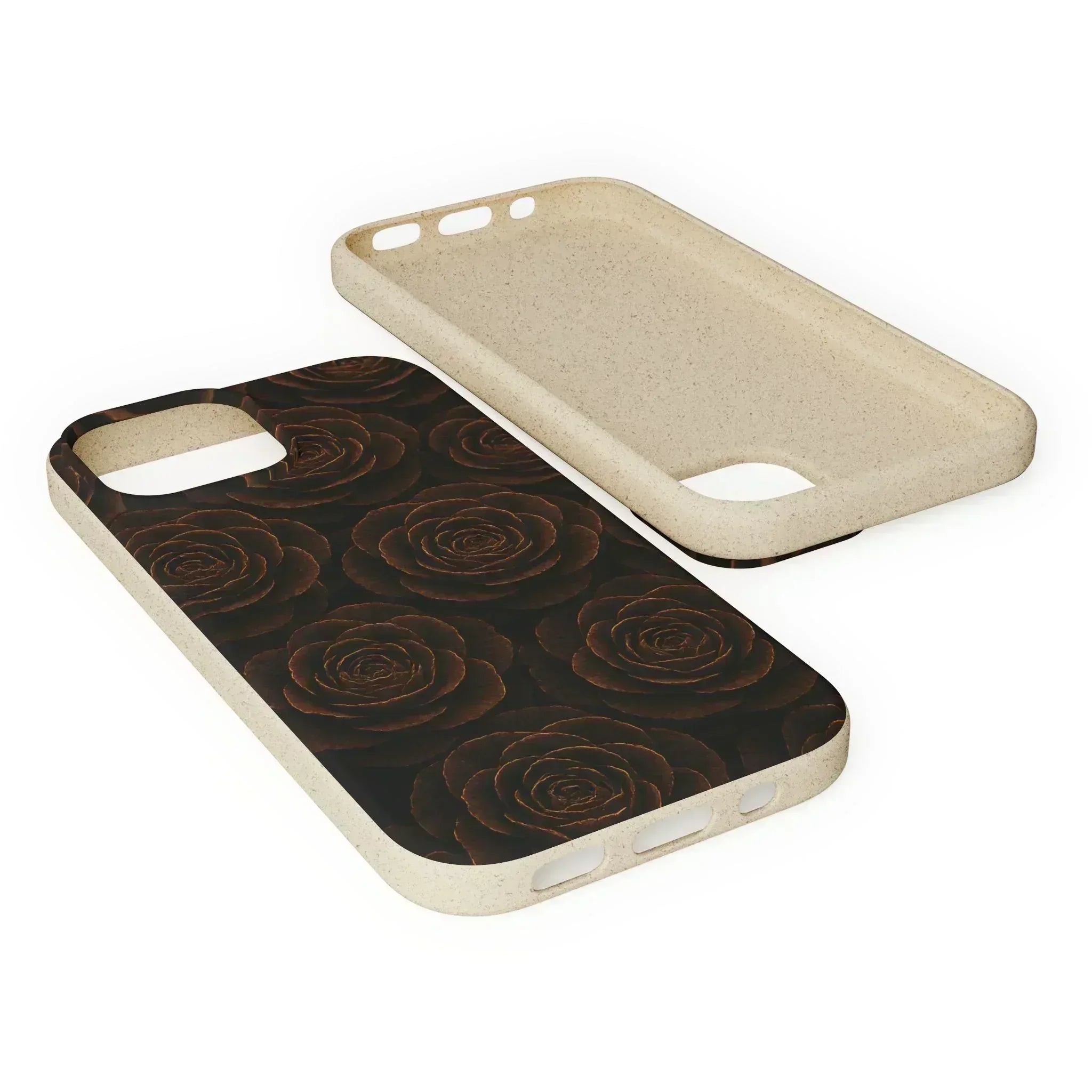 Wooden Roses Phone Case for iPhone 11-16 and Samsung Galaxy S20-S22 - KARARMDESIGN