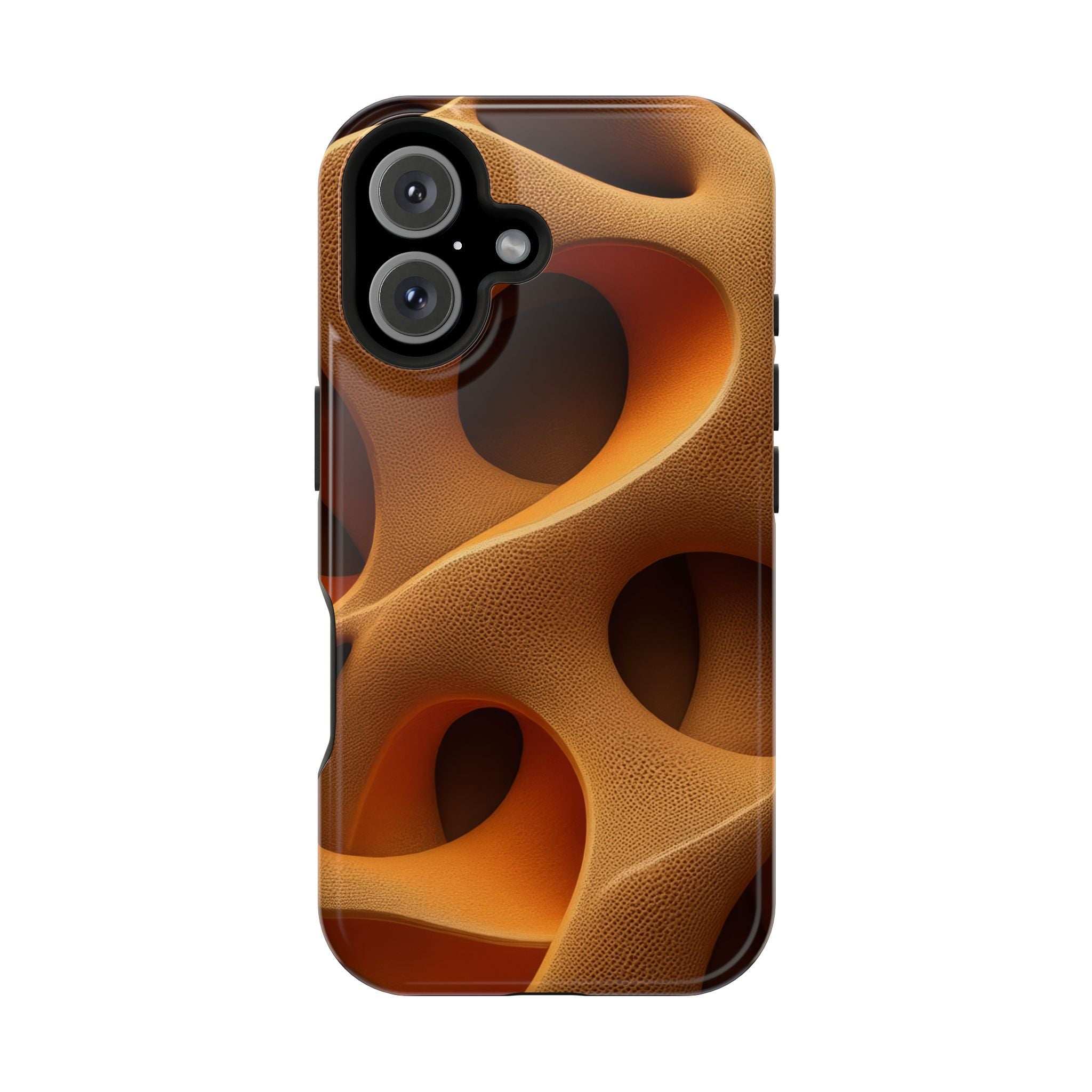 Amber Flow Phone Case for iPhone 11-17 and Samsung Galaxy S21-S26 Models