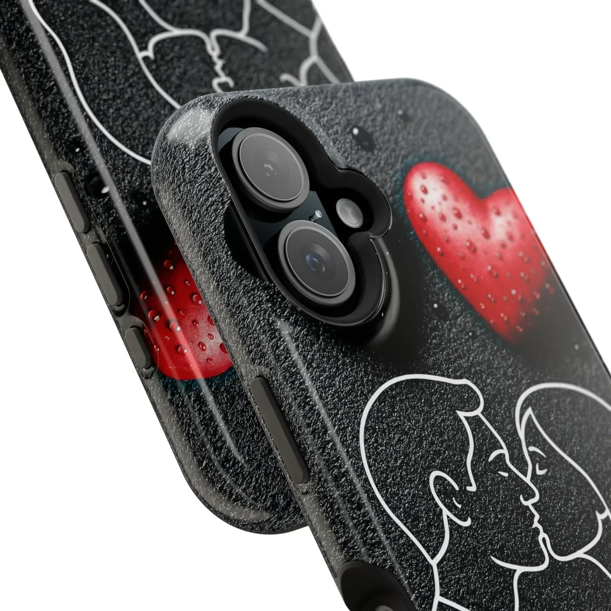 Midnight Kiss Phone Case for iPhone 13-16 Models - KarArmDesign