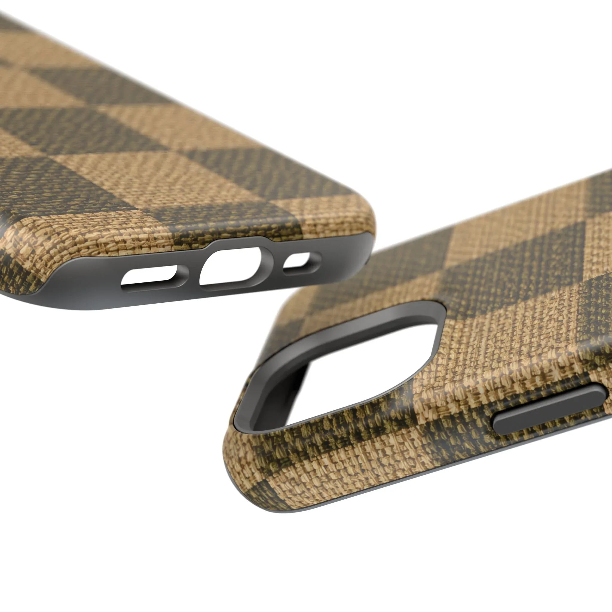 Rustic Woven Phone Case for iPhone 11-17 and Galaxy S21-S22 - KARARMDESIGN