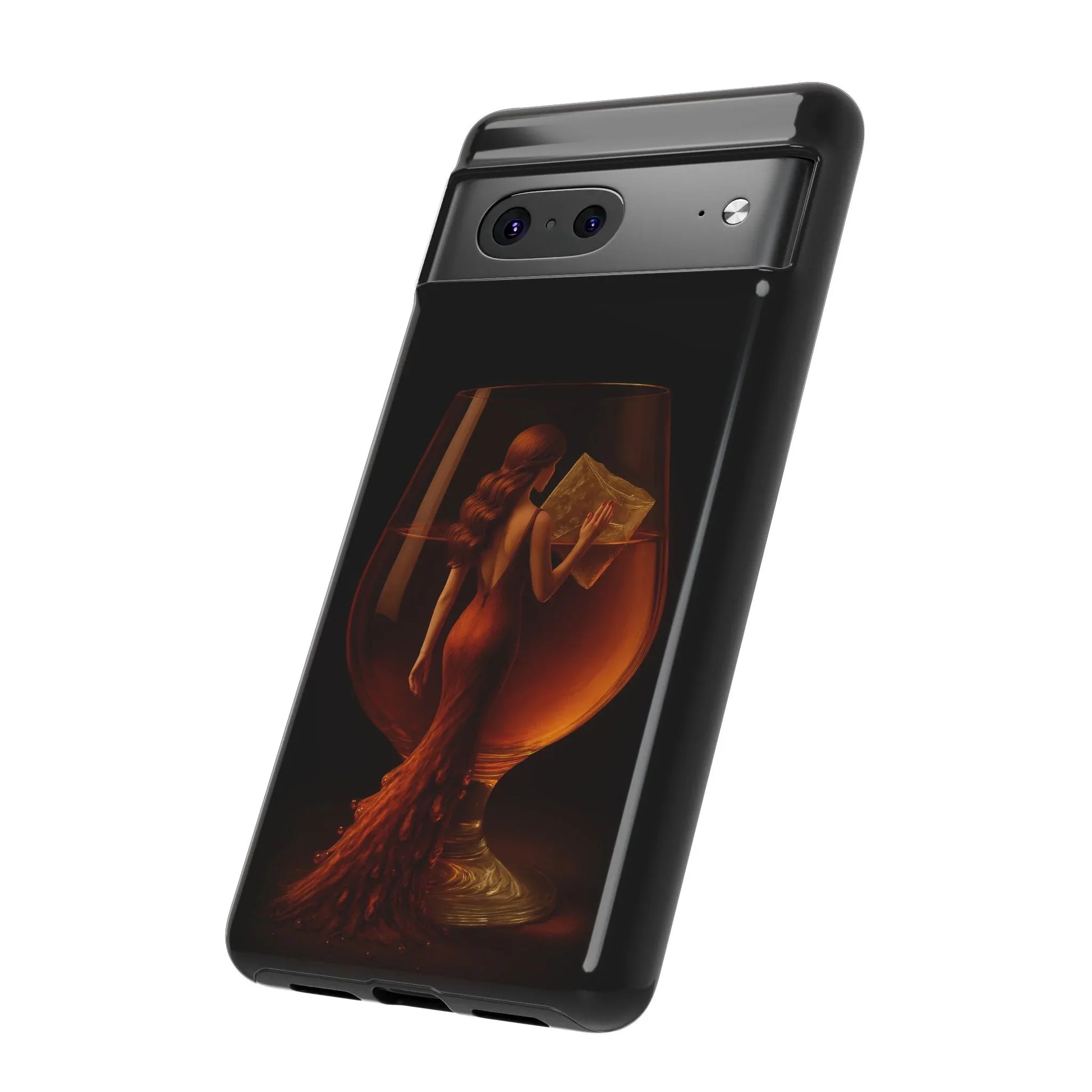Elegant Midnight Lady Phone Case for iPhone 8-17 and Google Pixel 4-9 - KARARMDESIGN