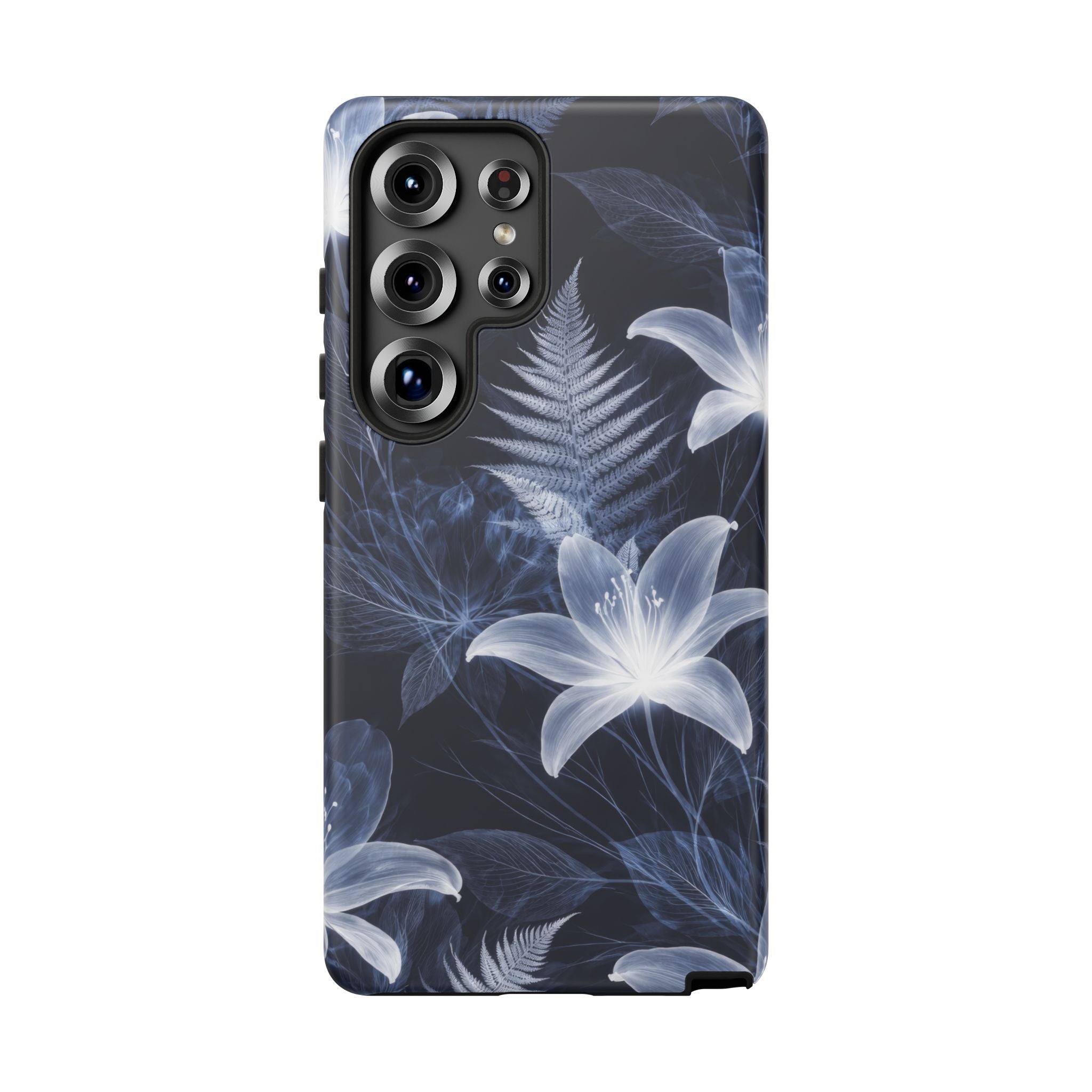 Moonlight Garden Phone Case for iPhone 11-17 and Galaxy S20-S26