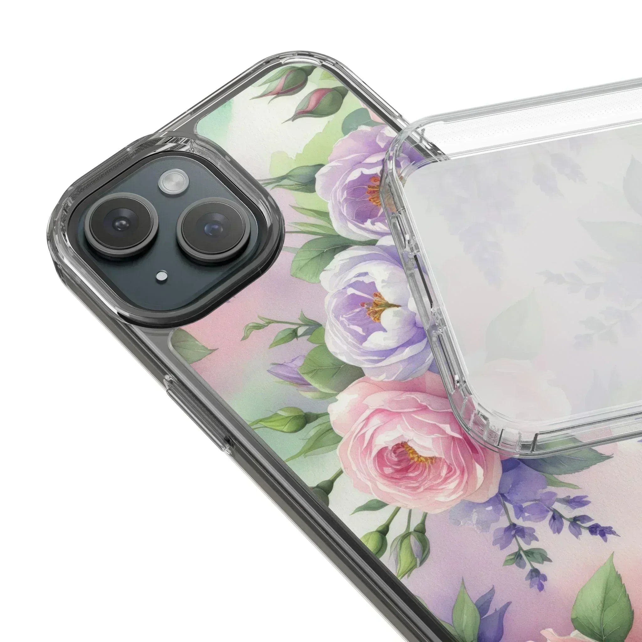 Clear Phone Case for iPhone 12-16 and Samsung Galaxy S21 - KARARMDESIGN