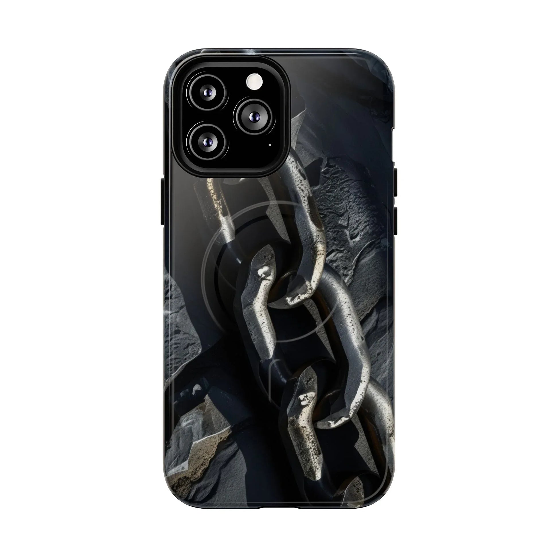 “Iron Chain” Tough Magnetic Phone Case for iPhone 13-17 - KARARMDESIGN