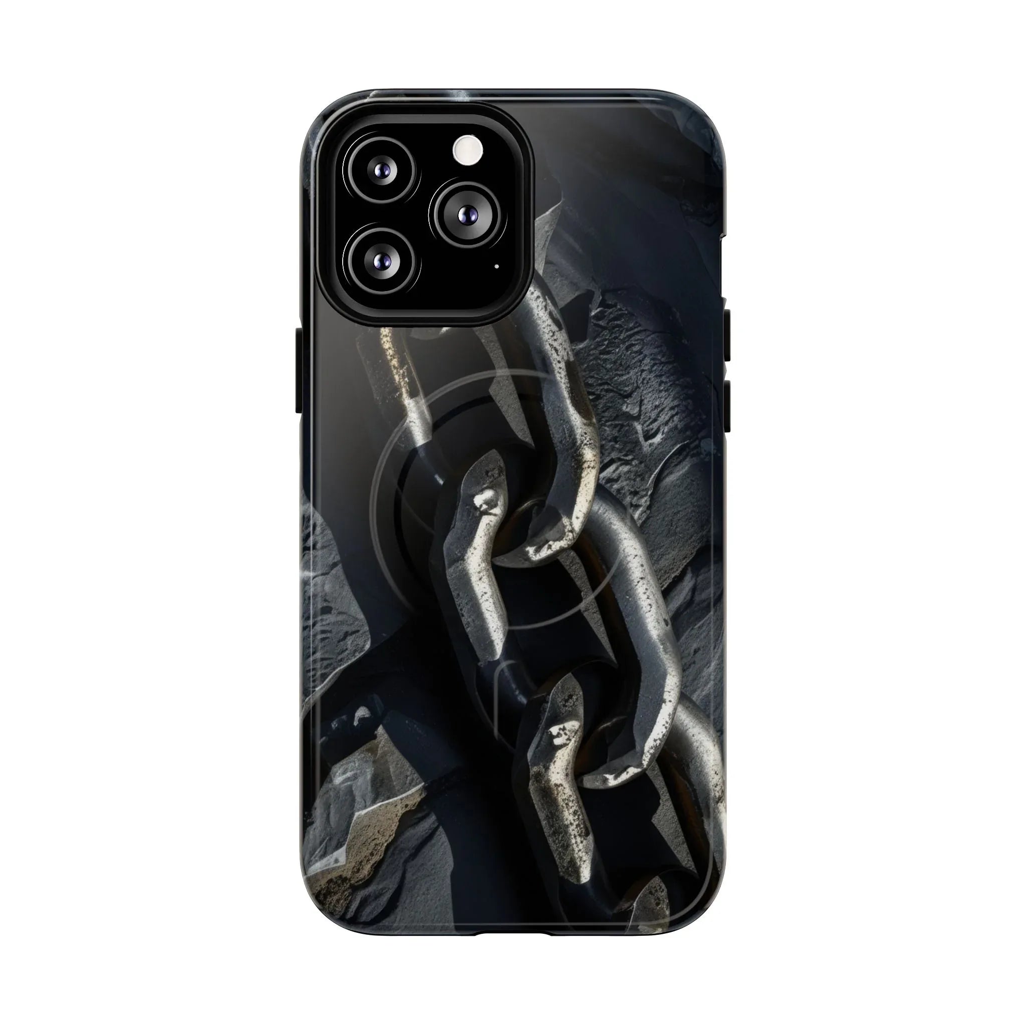 “Iron Chain” Tough Magnetic Phone Case for iPhone 13-17 - KARARMDESIGN
