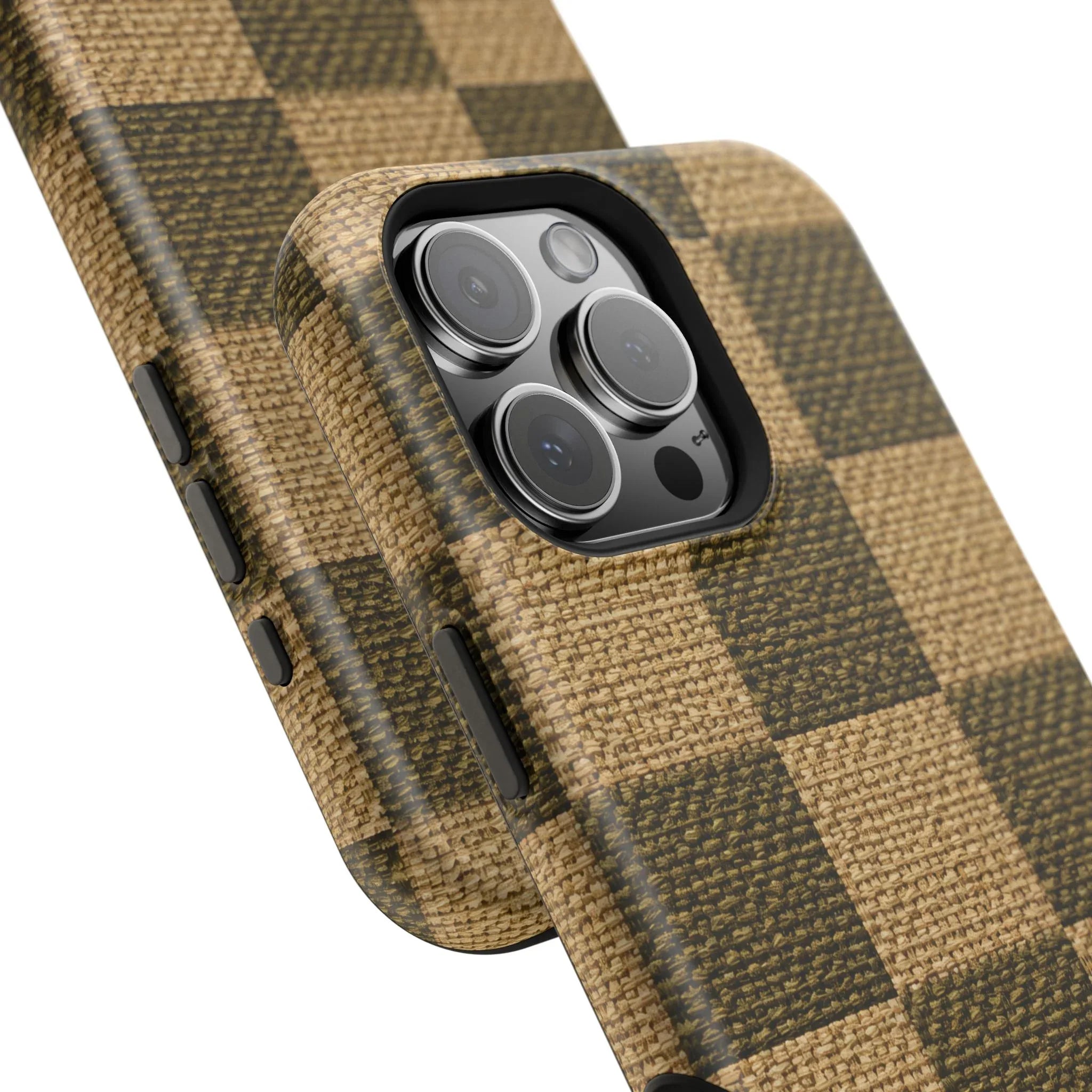Rustic Woven Phone Case for iPhone 11-17 and Galaxy S21-S22 - KARARMDESIGN