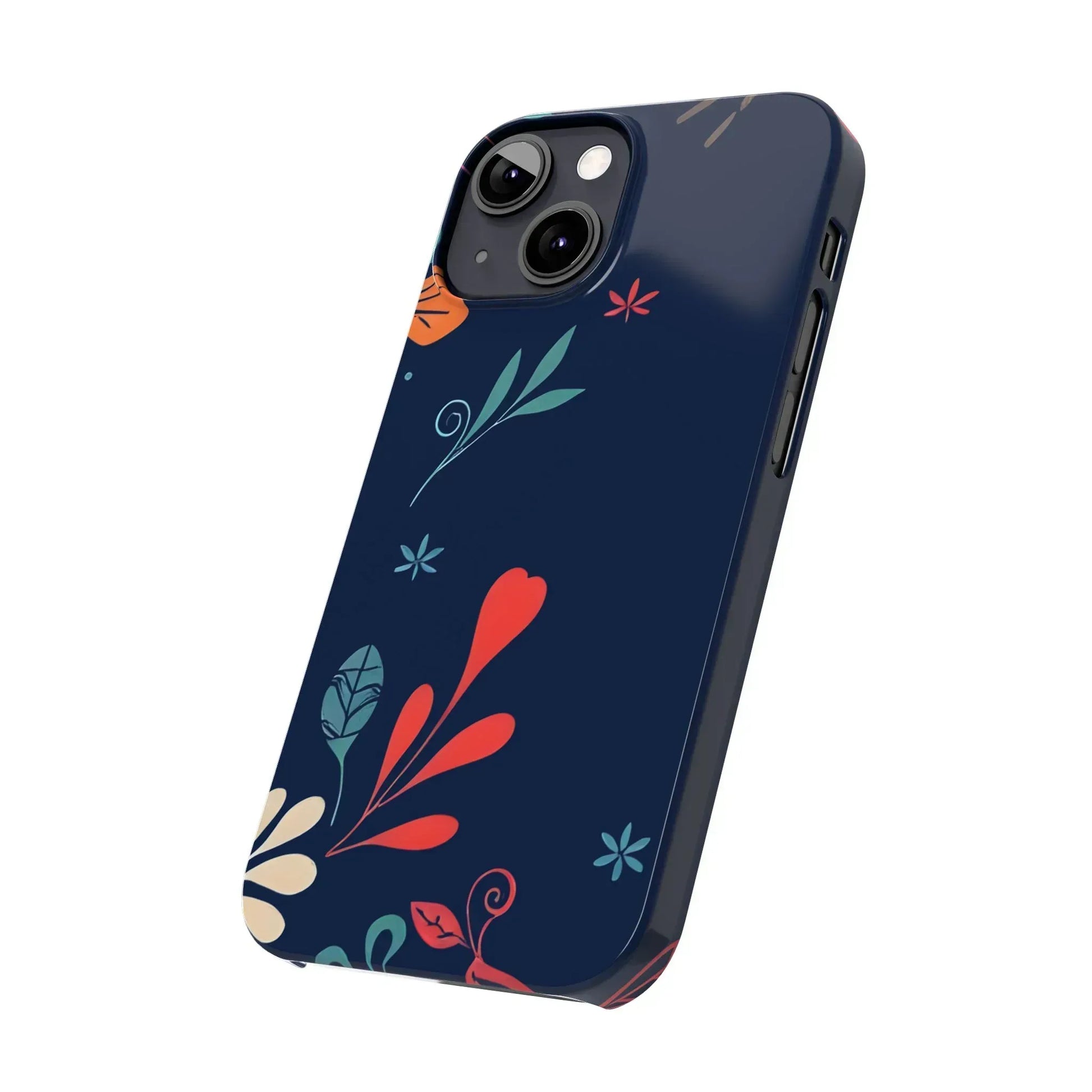 Nightshade Blossoms Phone Case for iPhone 11-17 - KARARMDESIGN