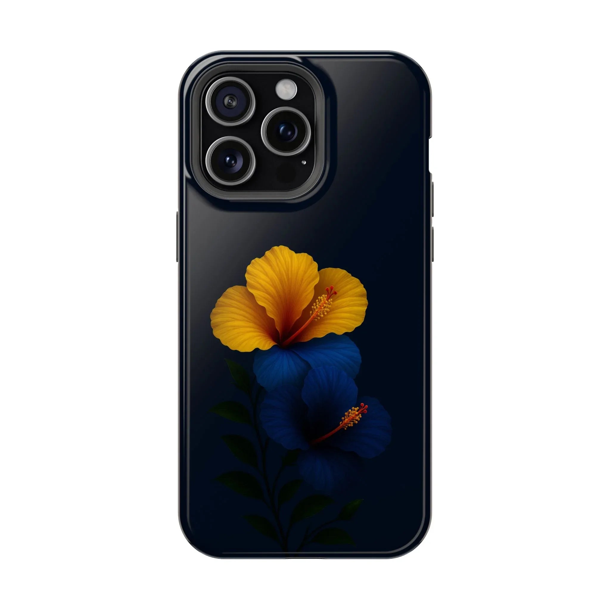 Elegant Hibiscus Phone Case for iPhone 11-17 and Galaxy S21-S22 - KARARMDESIGN