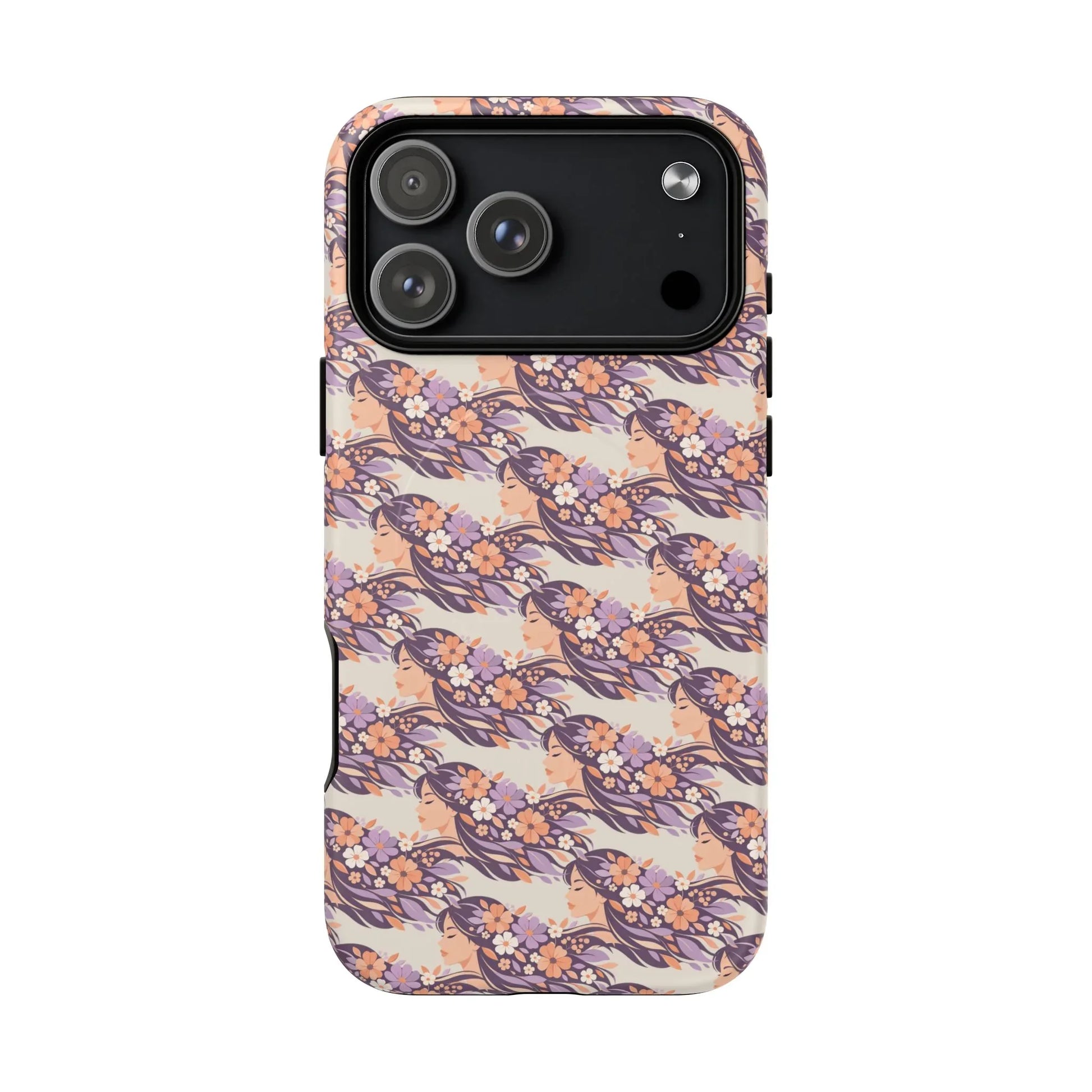 Floral Goddess Phone Case for iPhone 13-17 - KARARMDESIGN