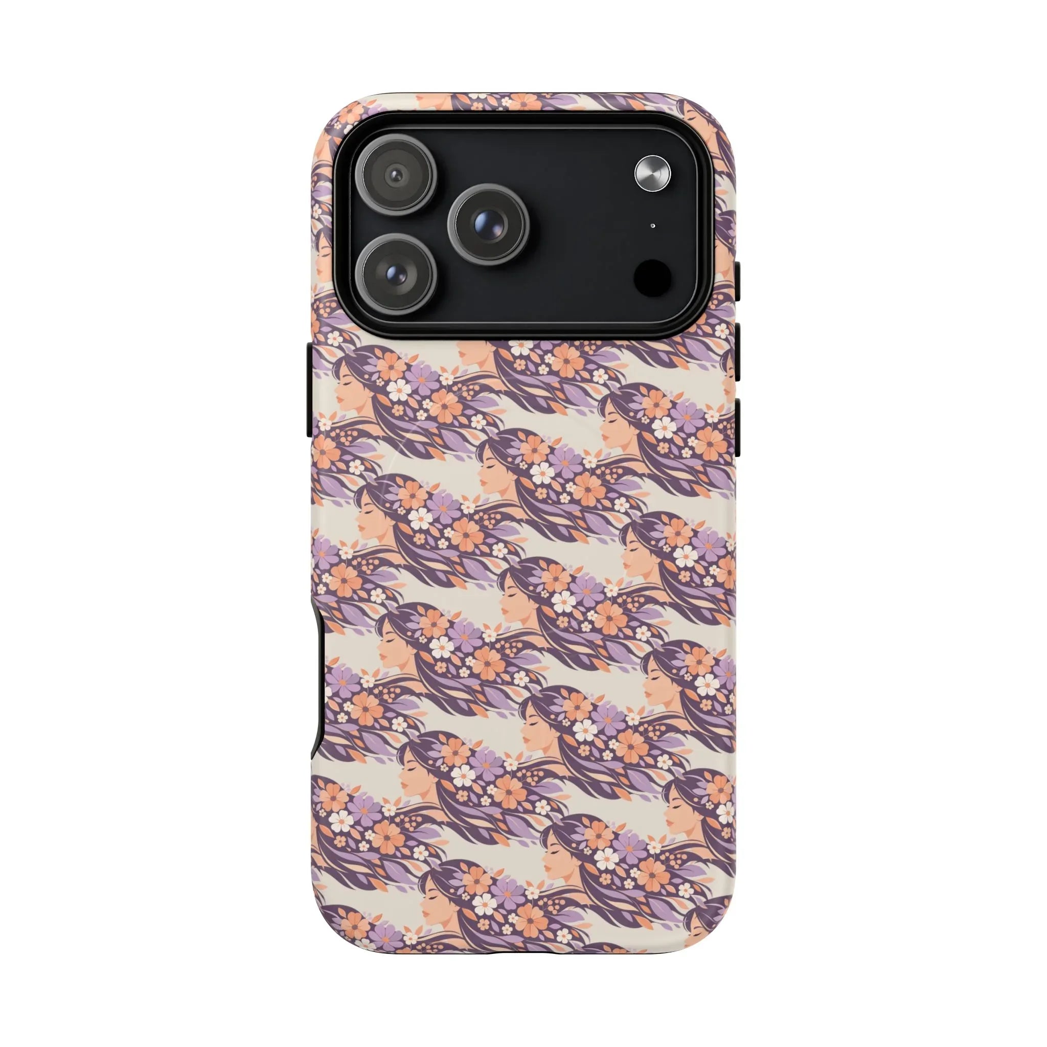 Floral Goddess Phone Case for iPhone 13-17 - KARARMDESIGN