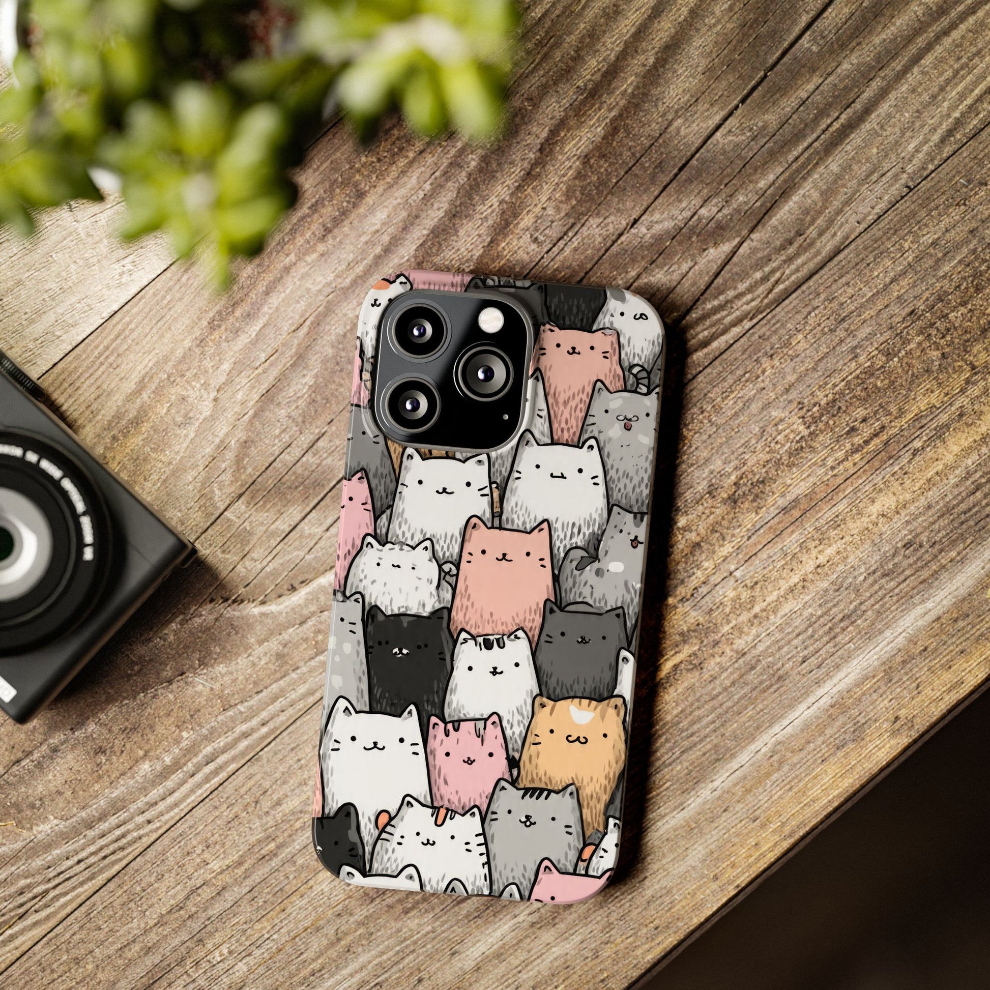 Cat Carnival Phone Case for iPhone 11-17 Models - KARARMDESIGN