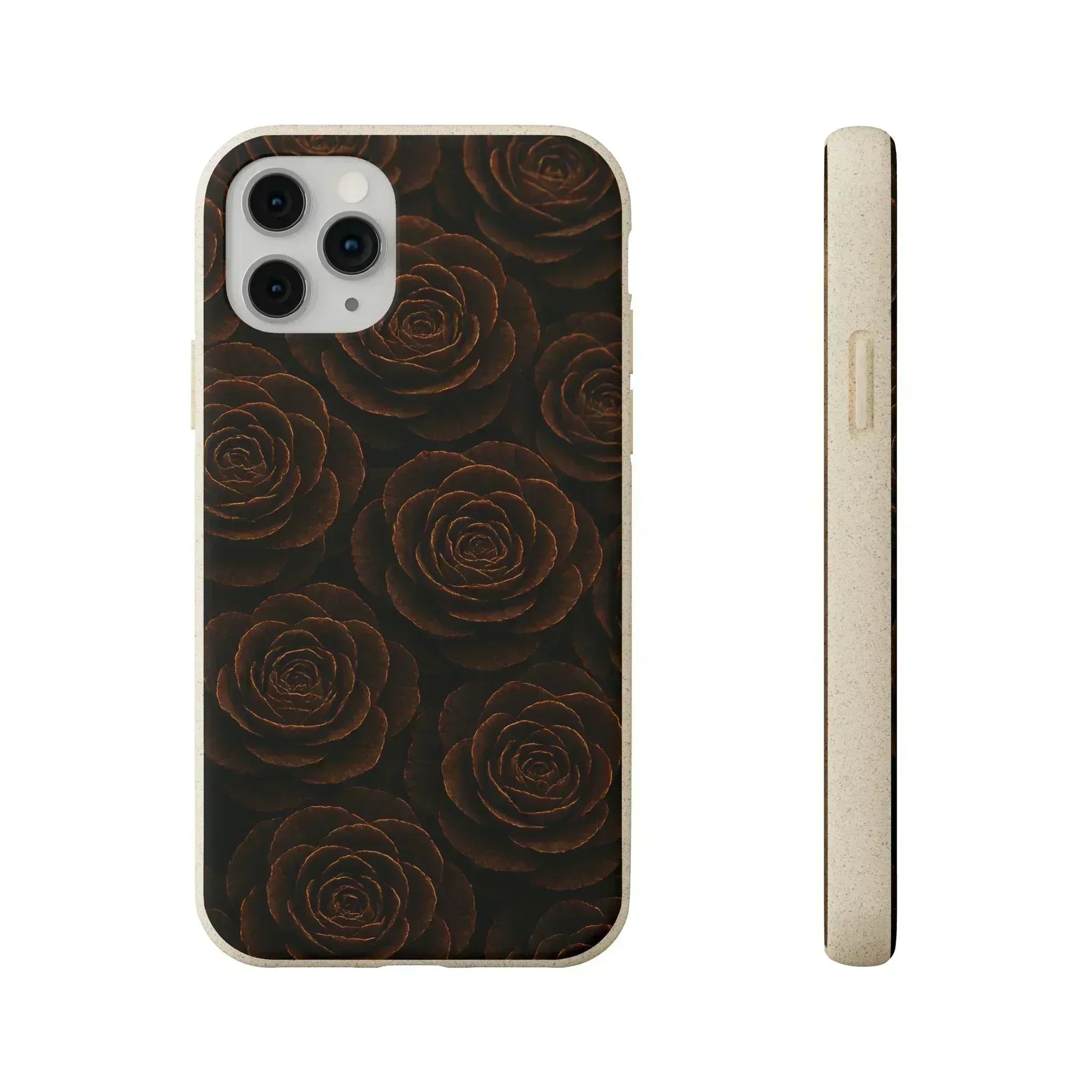 Wooden Roses Phone Case for iPhone 11-16 and Samsung Galaxy S20-S22 - KARARMDESIGN