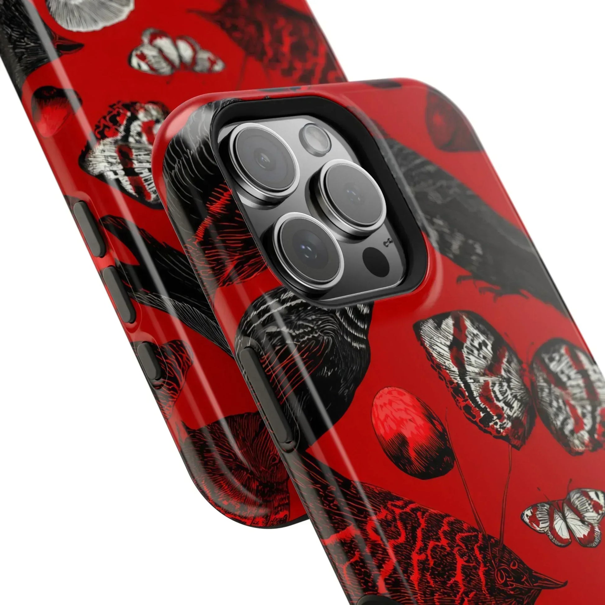 Crimson Wilderness Phone Case for iPhone 11-17 - KARARMDESIGN