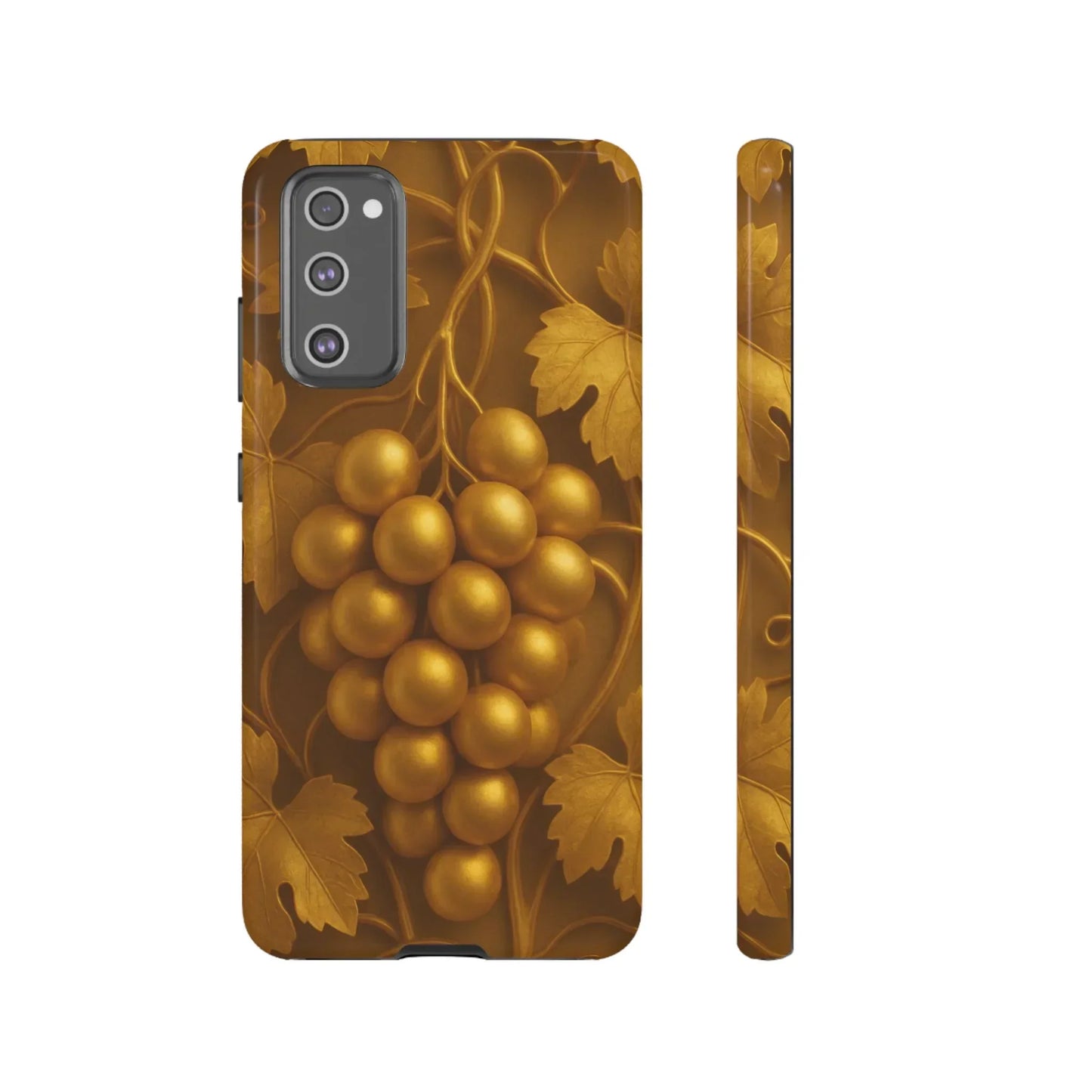 Golden Grapes Phone Case for Samsung Galaxy S10-S25 Models - KarArmDesign
