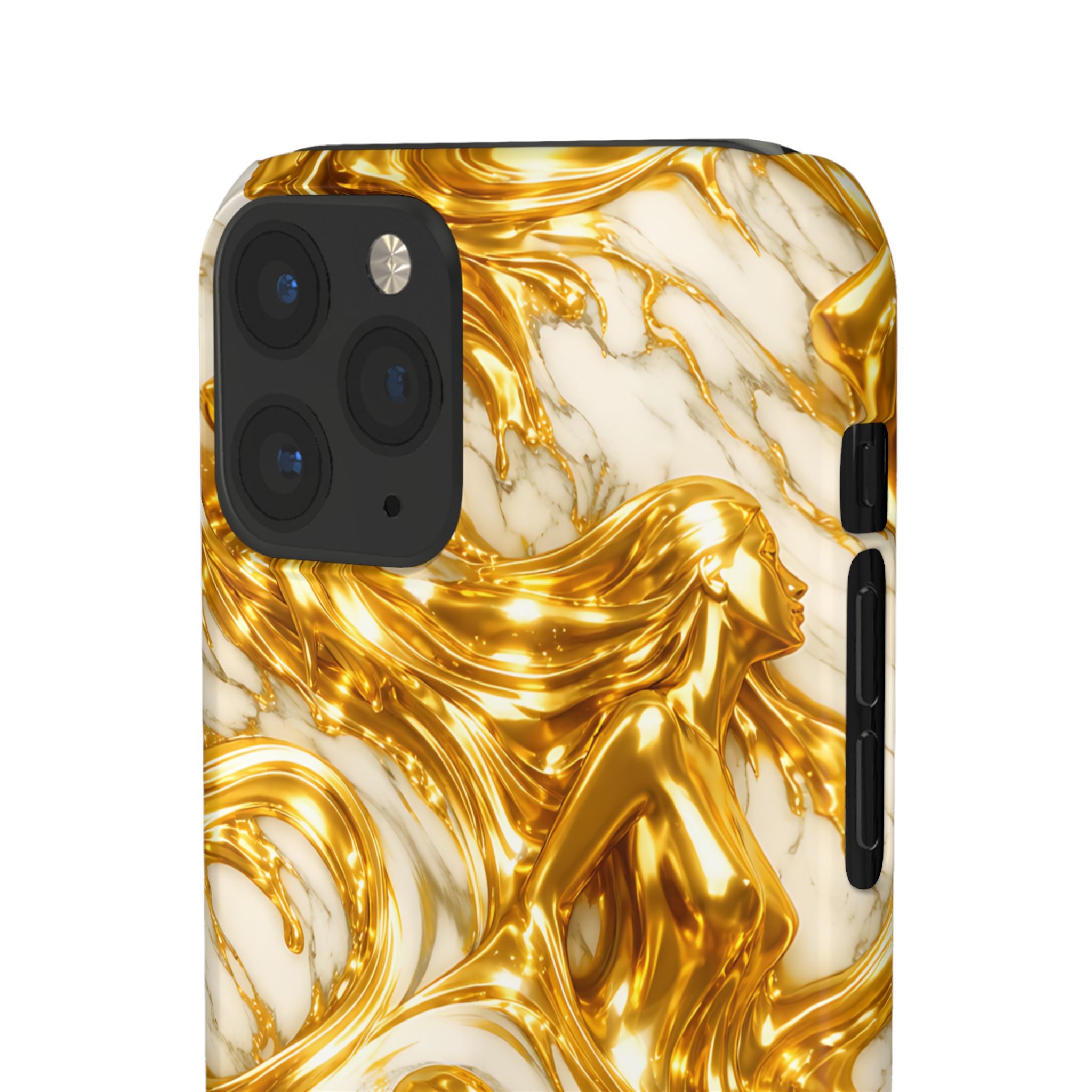 Divine Gold Woman Snap Phone Case for iPhone & Galaxy