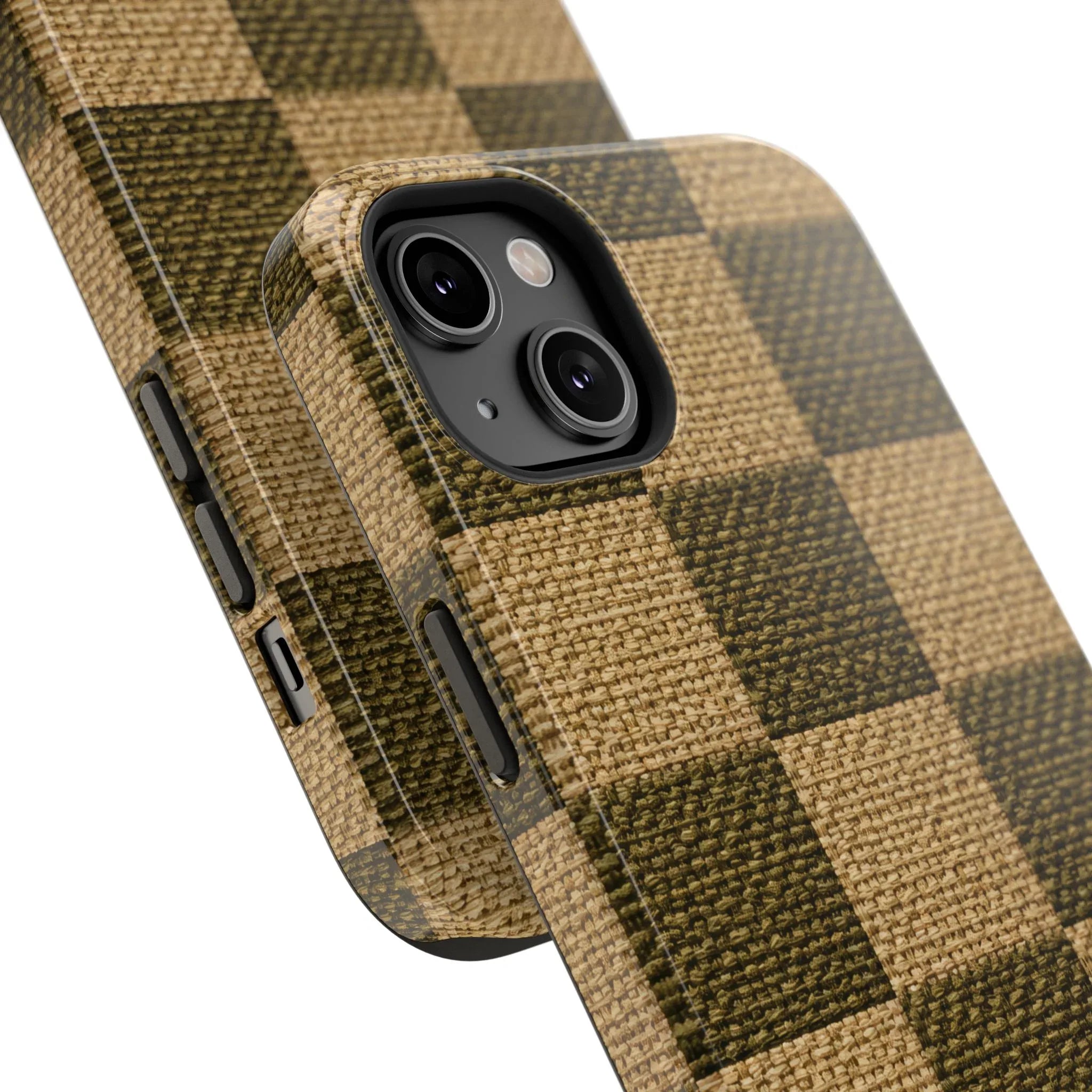 Rustic Woven Phone Case for iPhone 11-17 and Galaxy S21-S22 - KARARMDESIGN